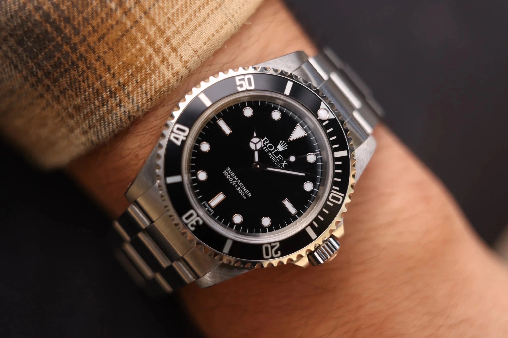 1999 Rolex Submariner Ref. 14060 | Swiss Only | Box and Papers - Sierra Time Co