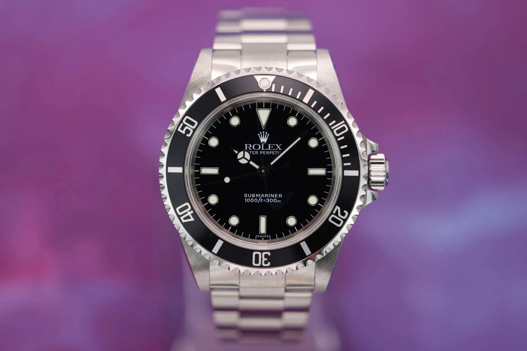 1999 Rolex Submariner Ref. 14060 | Swiss Only | Box and Papers - Sierra Time Co