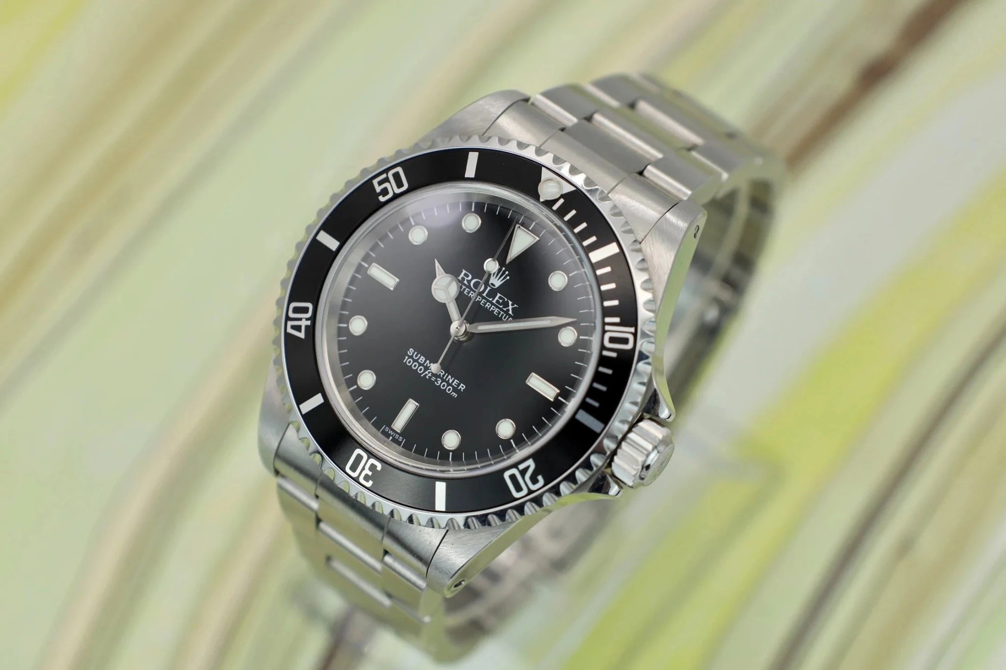1999 Rolex Submariner Ref. 14060 | Unpolished | Box and Papers - Sierra Time Co