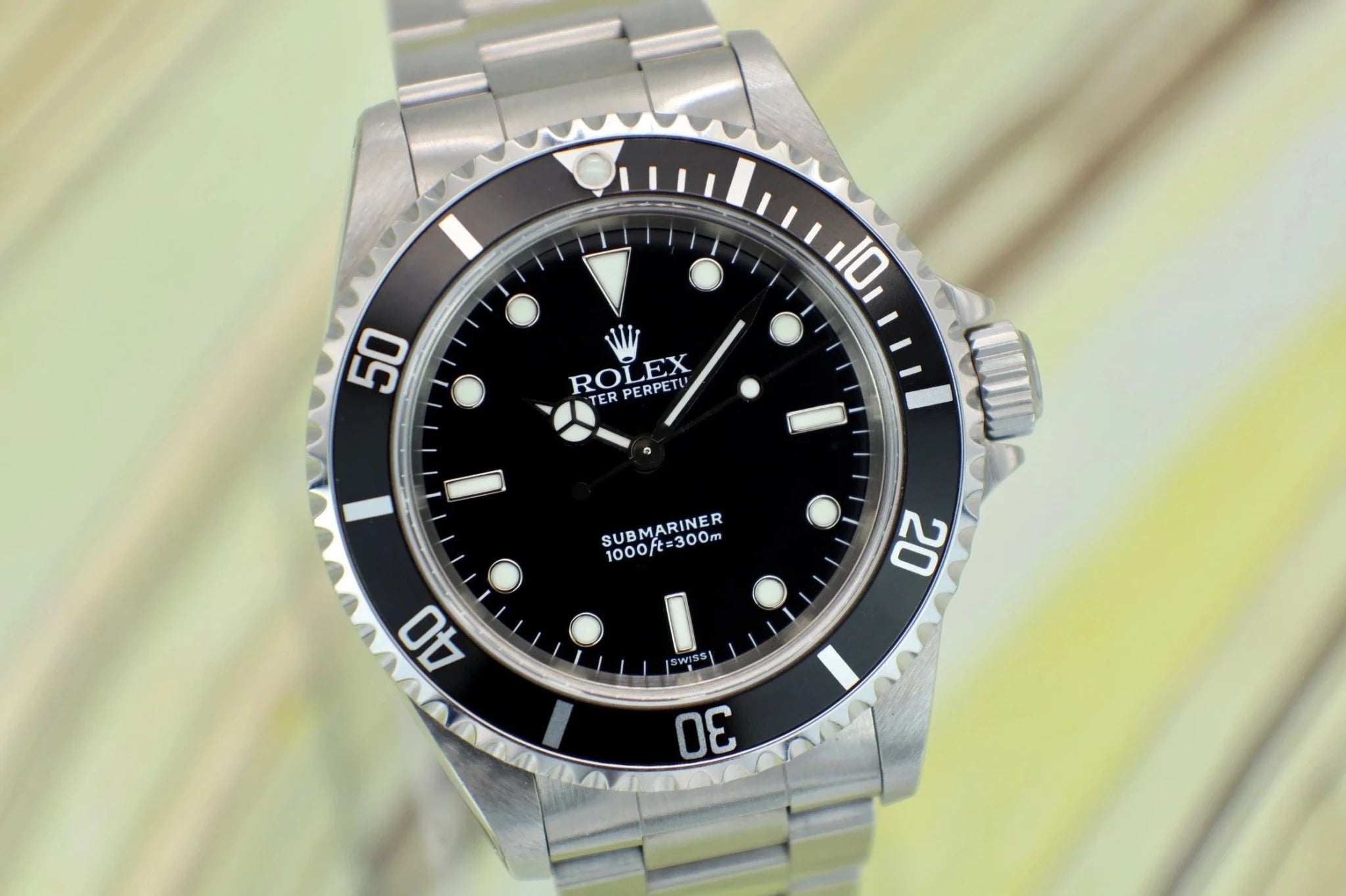 1999 Rolex Submariner Ref. 14060 | Unpolished | Box and Papers - Sierra Time Co