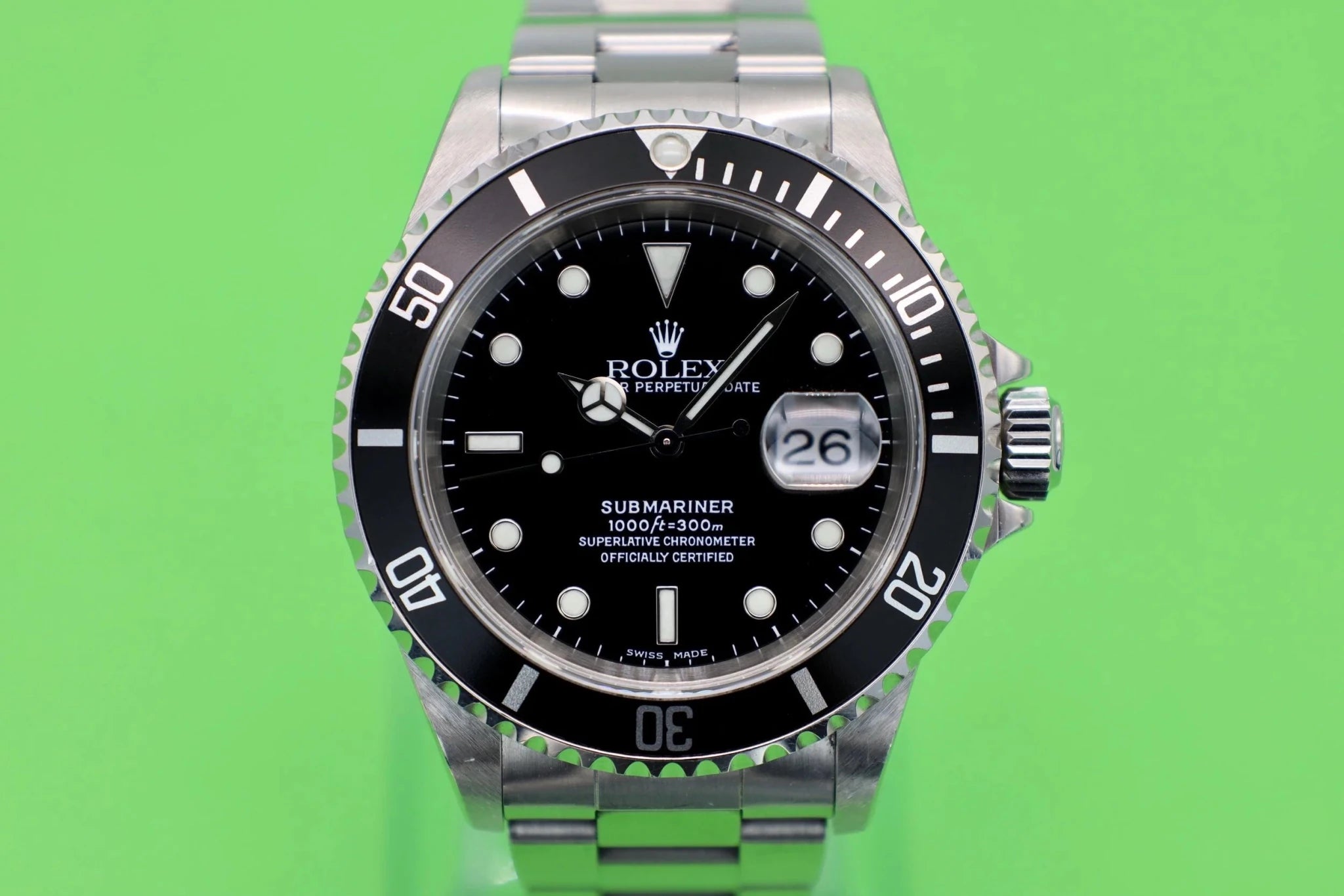 1999 Rolex Submariner Ref. 16610 | Papers - Sierra Time Co