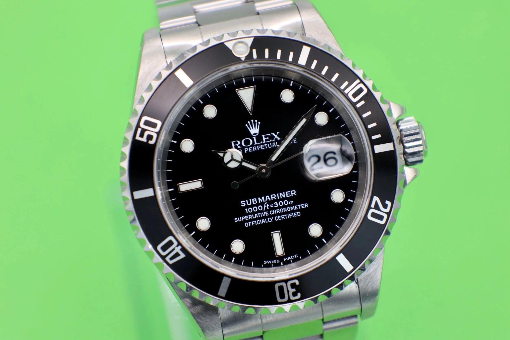 1999 Rolex Submariner Ref. 16610 | Papers - Sierra Time Co