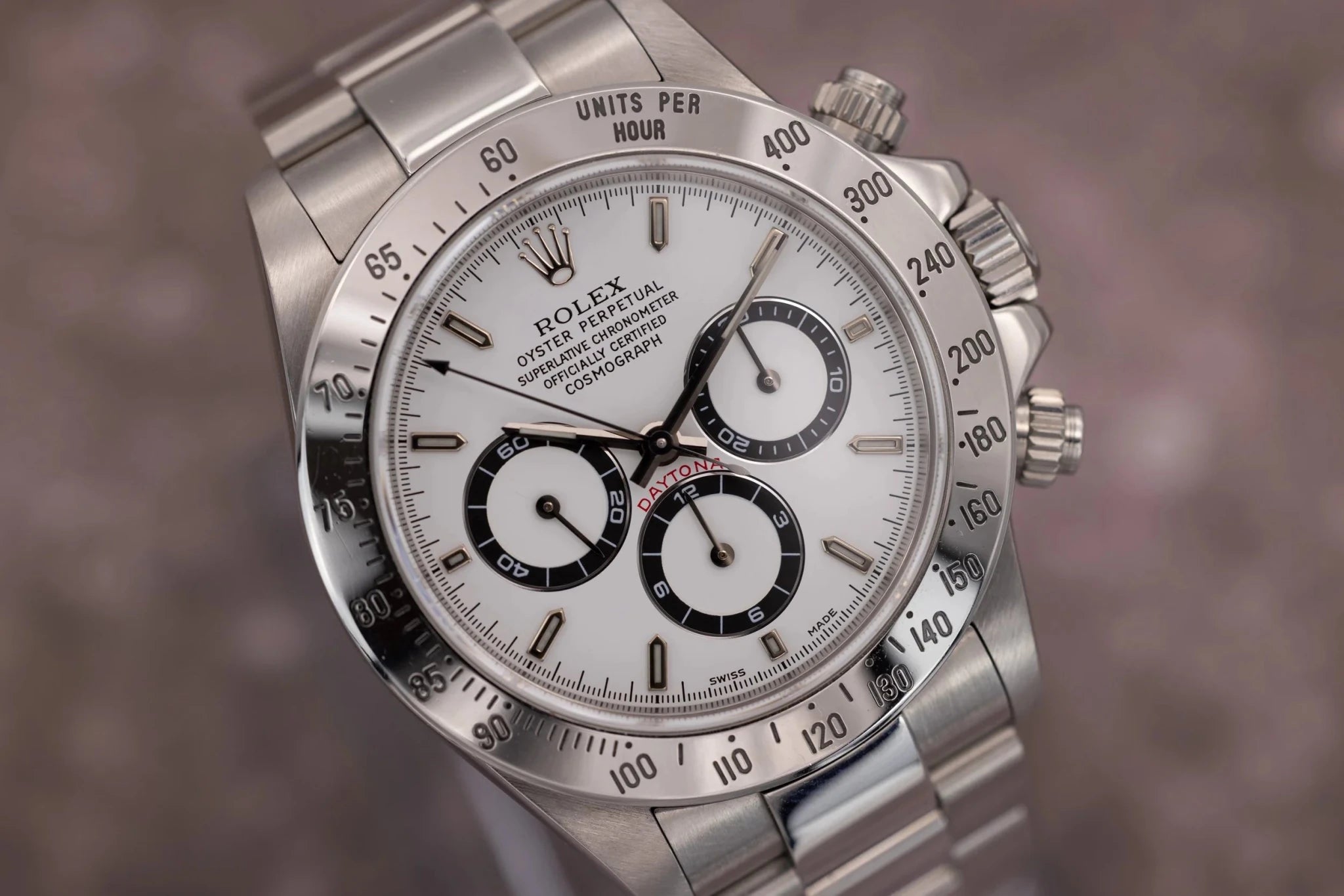 1999 Rolex Zenith Daytona Ref. 16520 | White Dial | Box and Papers - Sierra Time Co