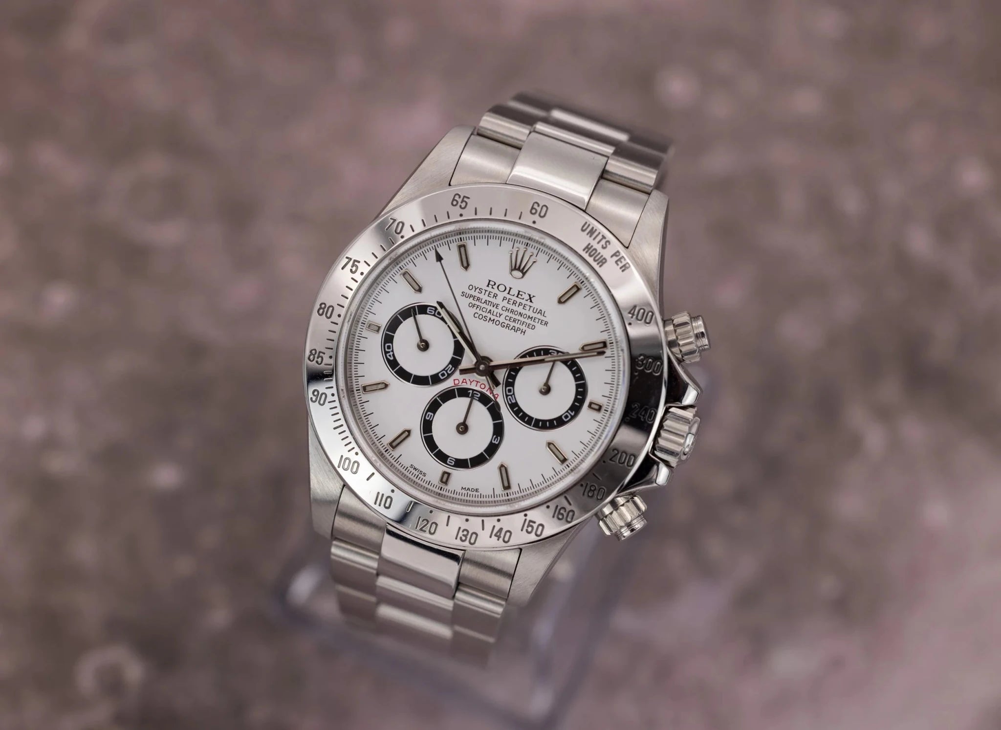1999 Rolex Zenith Daytona Ref. 16520 | White Dial | Box and Papers - Sierra Time Co