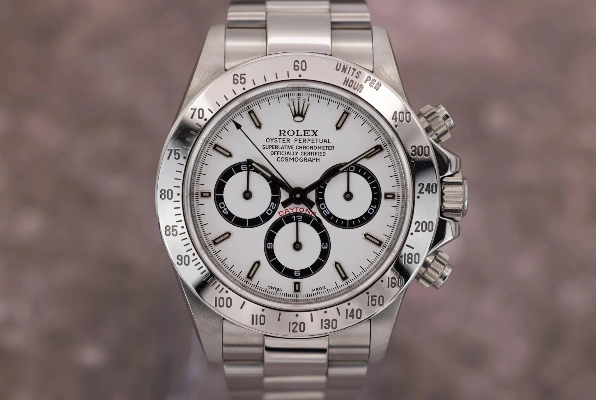 1999 Rolex Zenith Daytona Ref. 16520 | White Dial | Box and Papers - Sierra Time Co