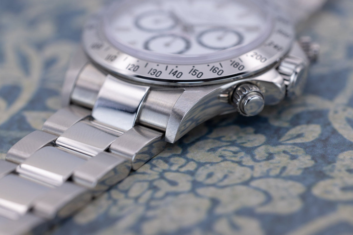 1999 Rolex Zenith Daytona Ref. 16520 White Dial | Like New Condition | Box and Papers - Sierra Time Co