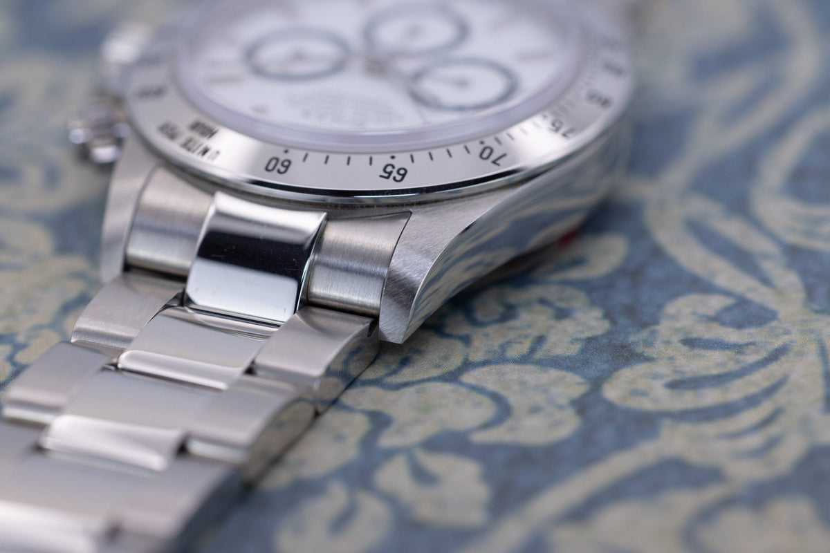 1999 Rolex Zenith Daytona Ref. 16520 White Dial | Like New Condition | Box and Papers - Sierra Time Co
