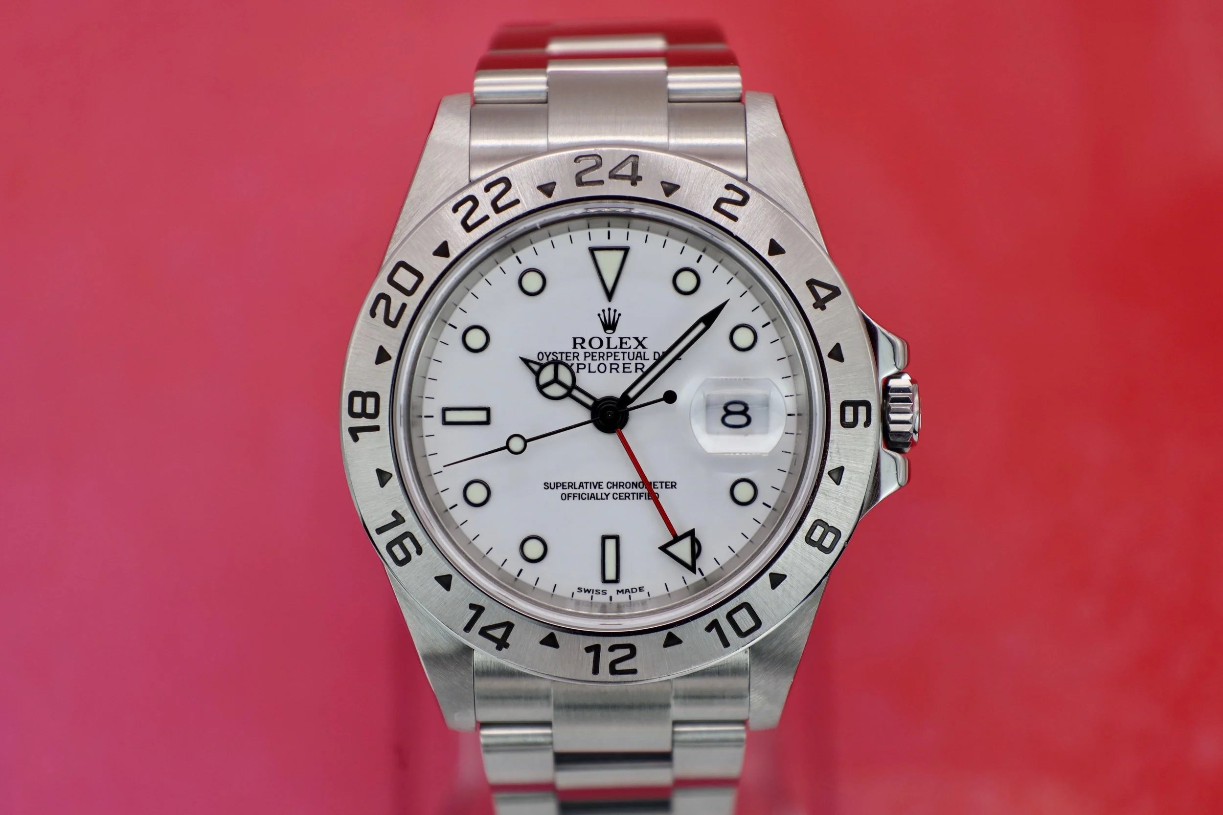 2004 Rolex Explorer II Ref. 16570 Polar | Papers and Tag  - Sierra Time Co.