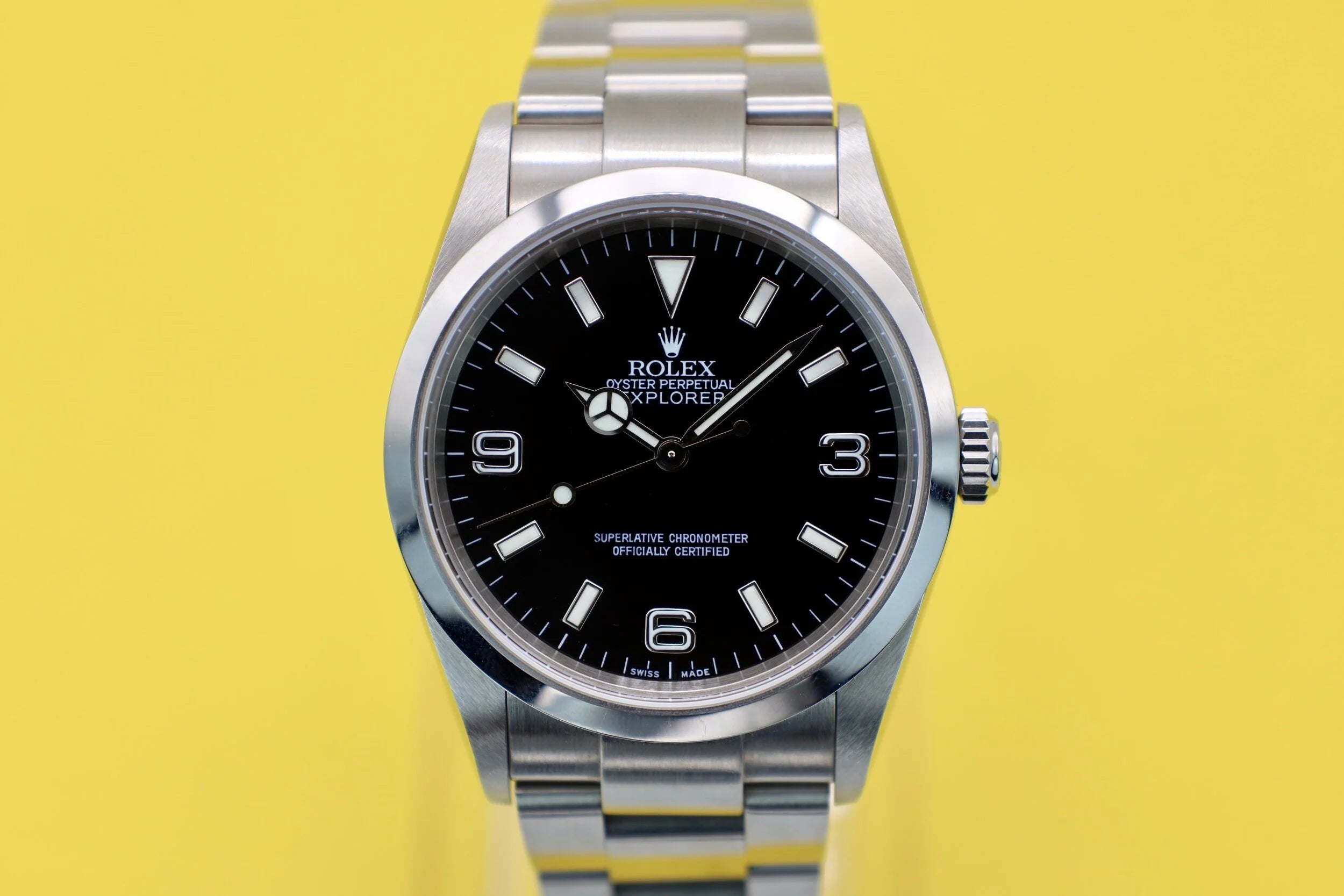 2002 Rolex Explorer I Ref. 114270 | Papers - Sierra Time Co.