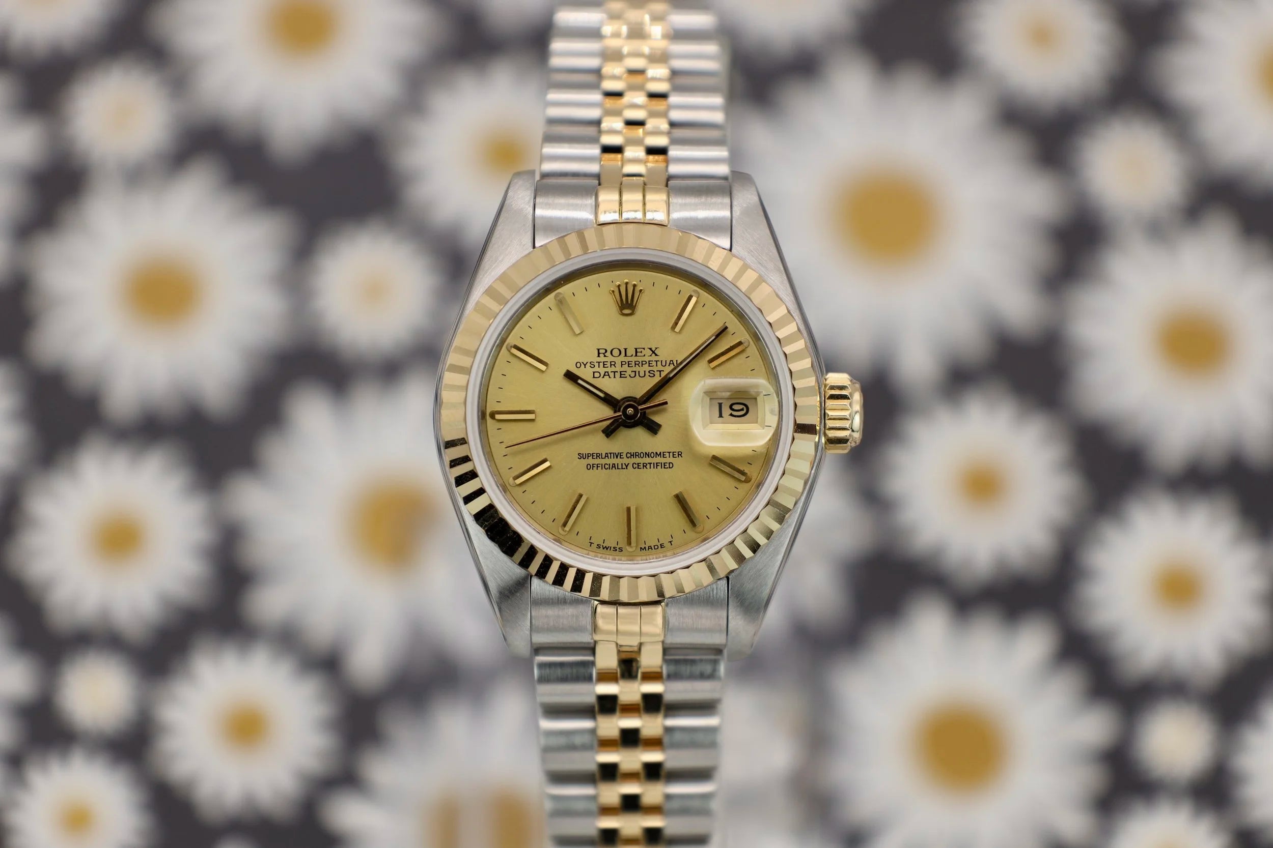 1986 Rolex Ladies Datejust Ref. 69173 | Champagne Dial - Sierra Time Co.