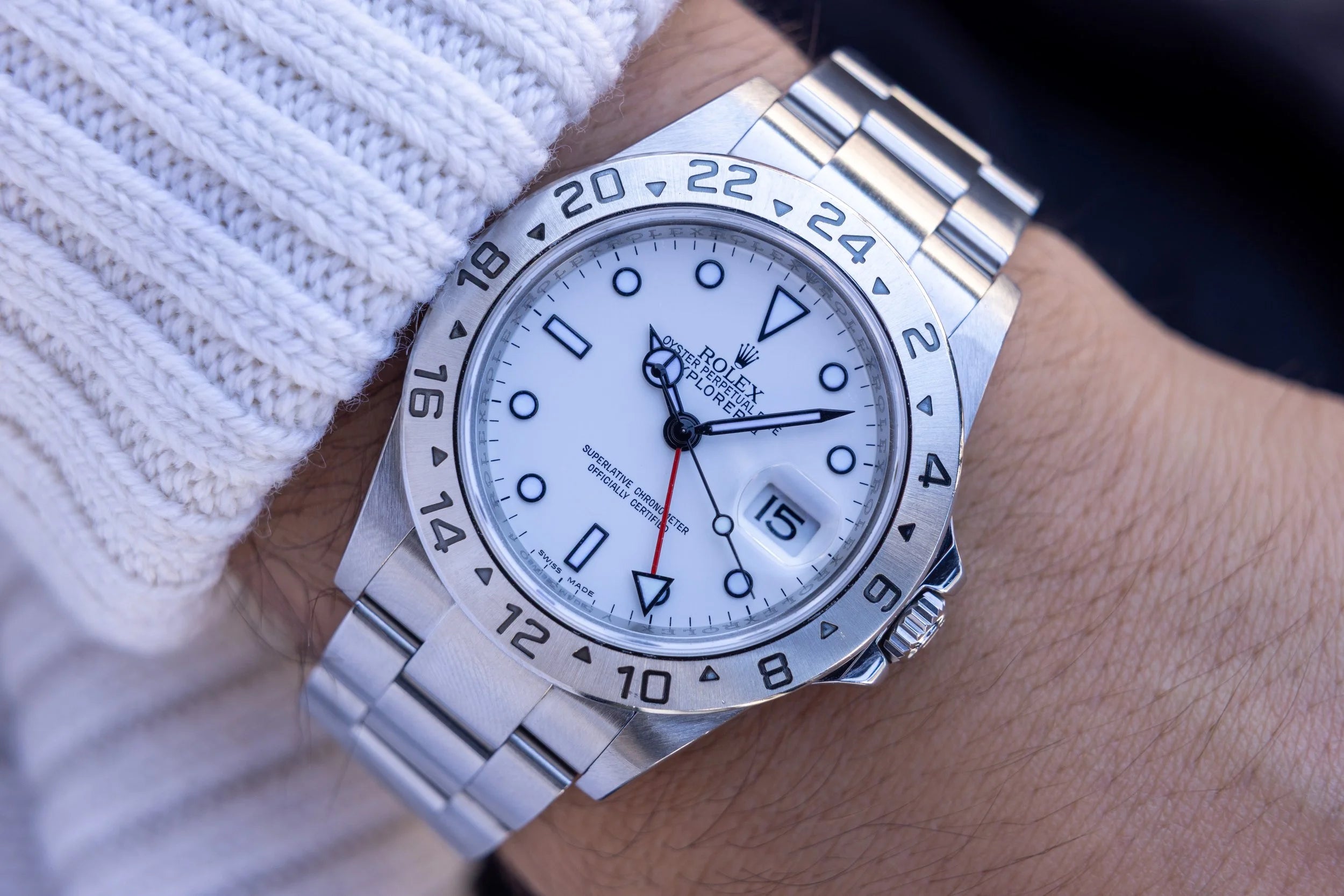 2009 Rolex Explorer II Ref. 16570 Polar | 3186 Movement | Box and Papers - Sierra Time Co.
