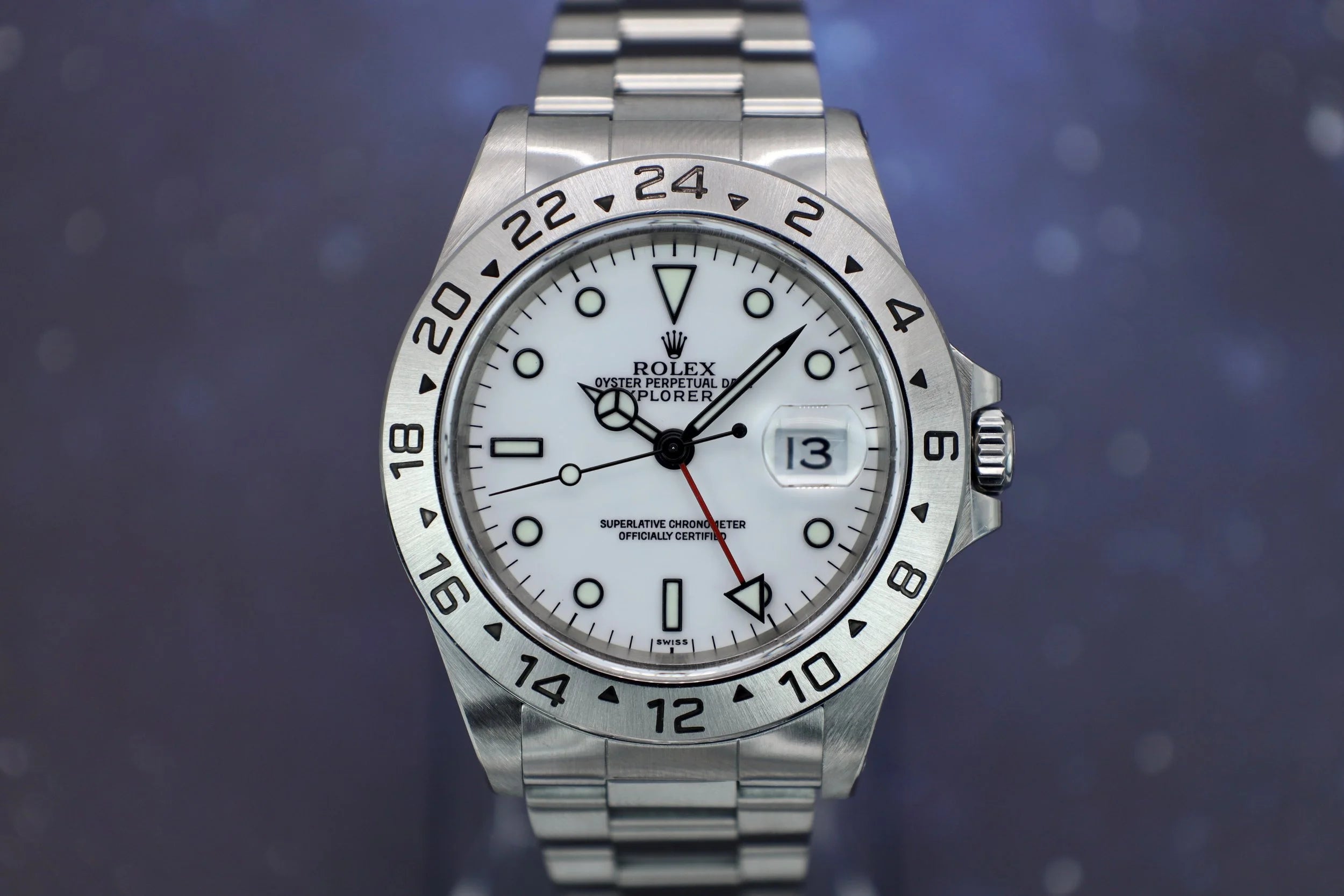 1999 Rolex Explorer II Ref. 16570 Polar | Box and Papers - Sierra Time Co.
