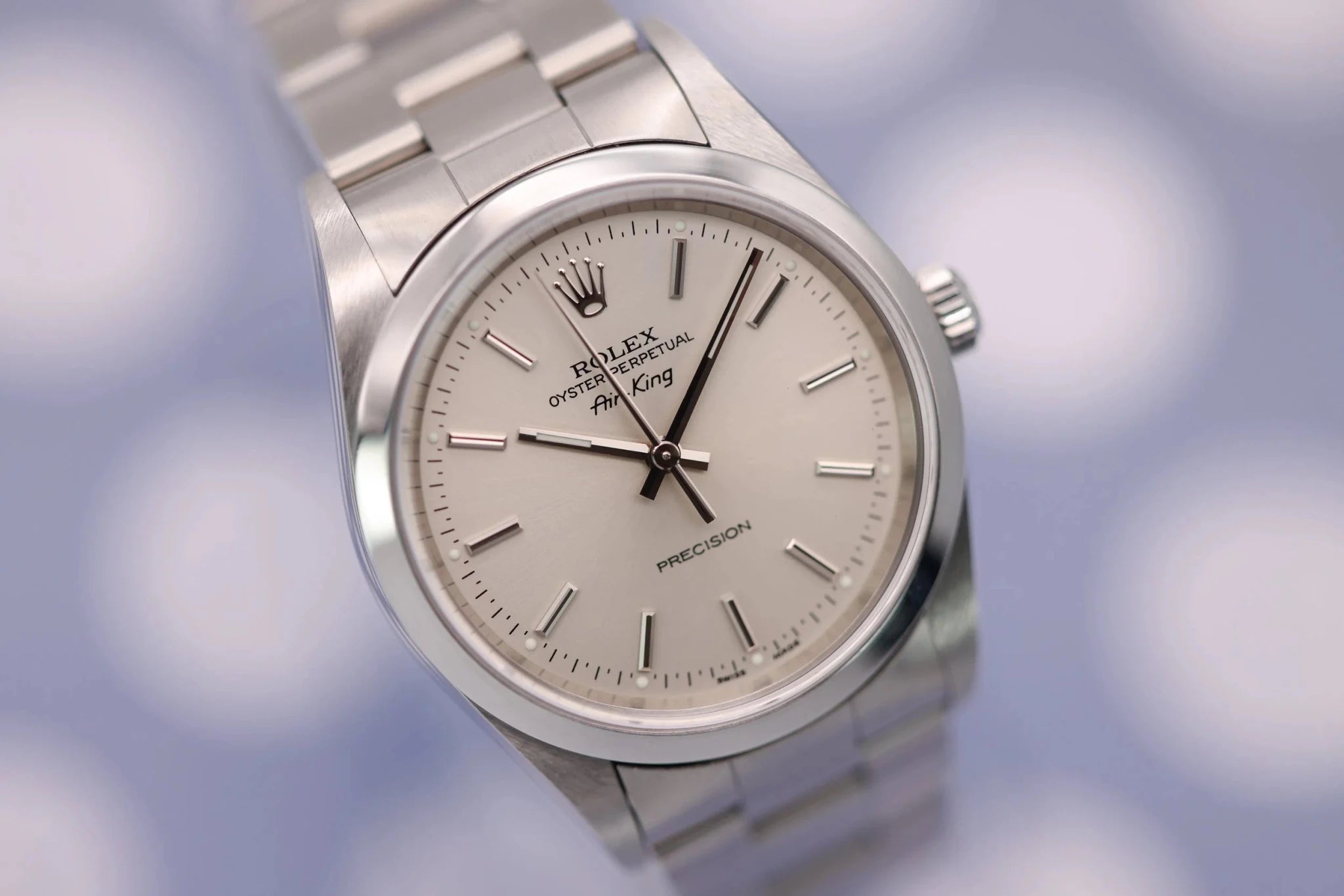 2000 Rolex Air-King Ref. 14000 | Silver Dial - Sierra Time Co