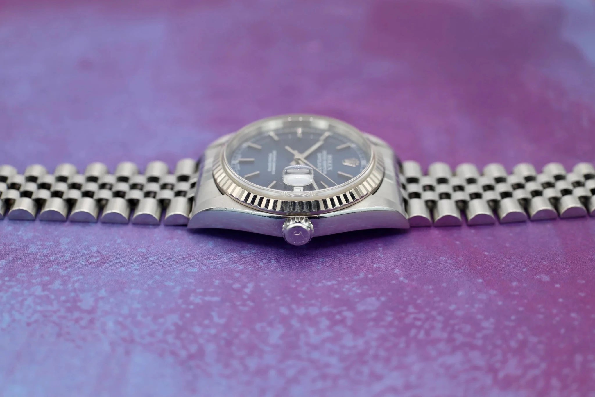 2000 Rolex Datejust Ref. 16234 | Blue Dial - Sierra Time Co