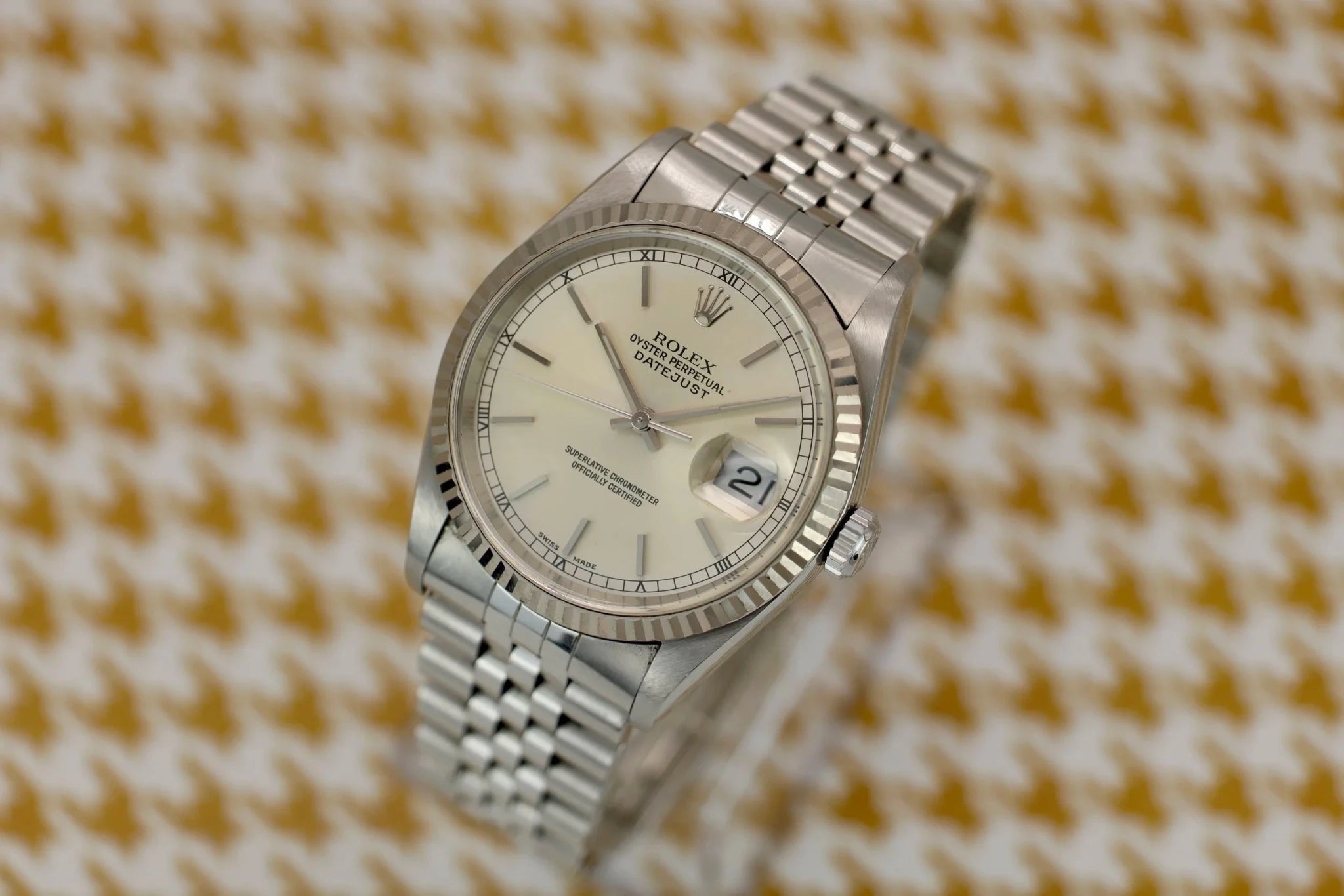 2000 Rolex Datejust Ref. 16234 | Silver Dial | Box and Papers - Sierra Time Co