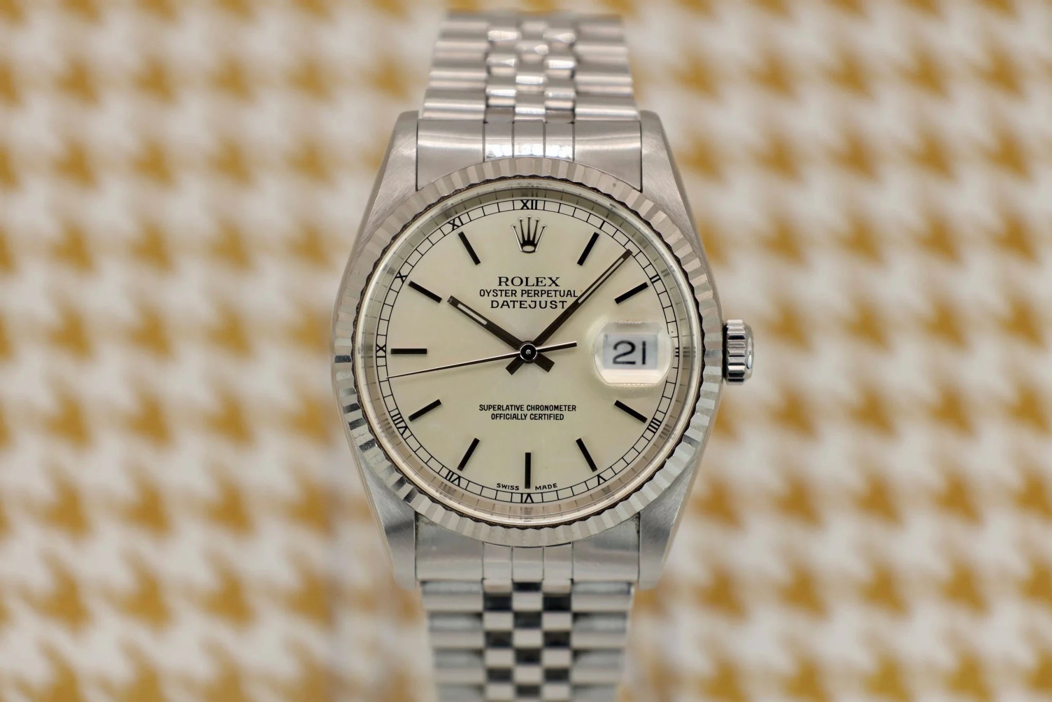2000 Rolex Datejust Ref. 16234 | Silver Dial | Box and Papers - Sierra Time Co