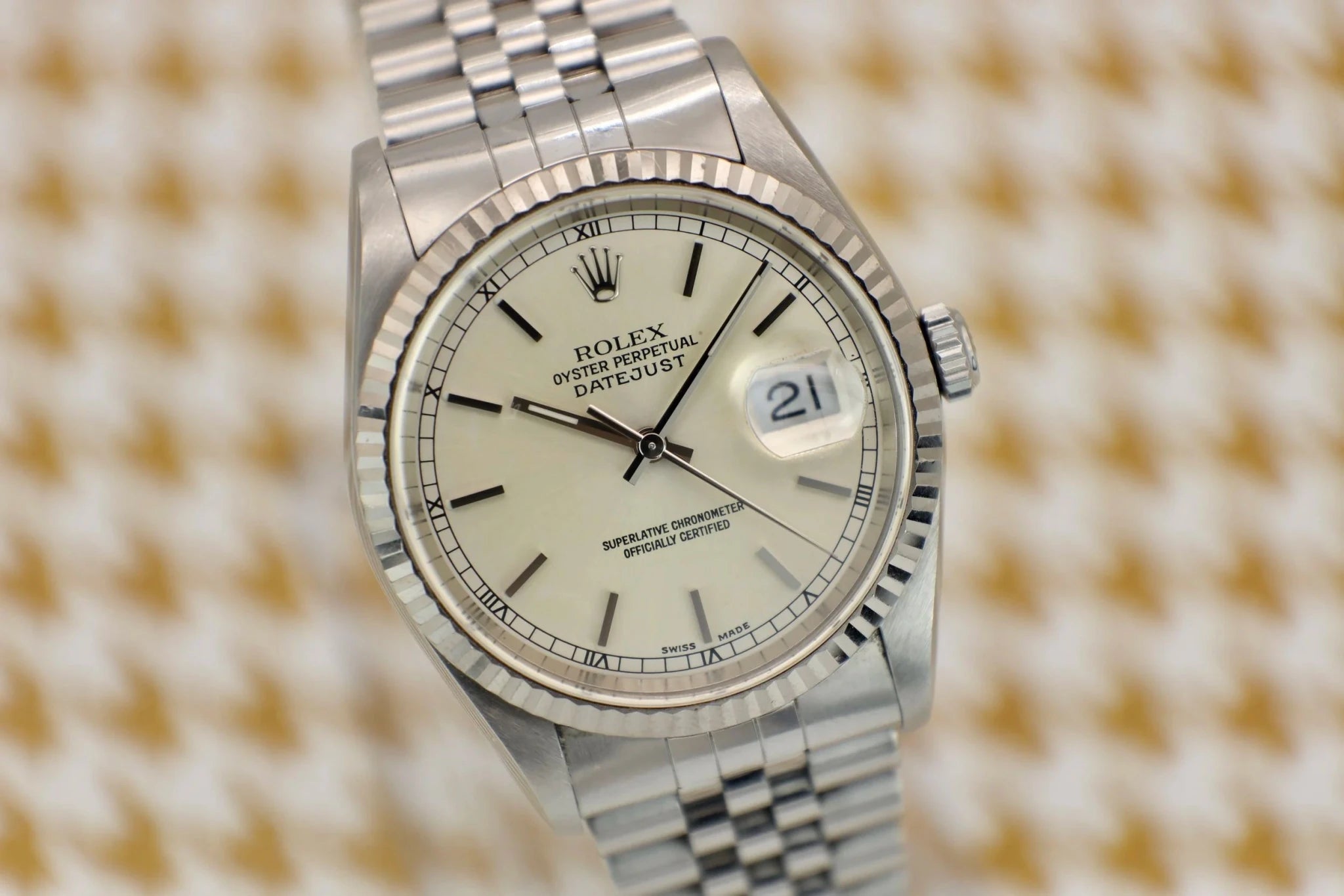 2000 Rolex Datejust Ref. 16234 | Silver Dial | Box and Papers - Sierra Time Co