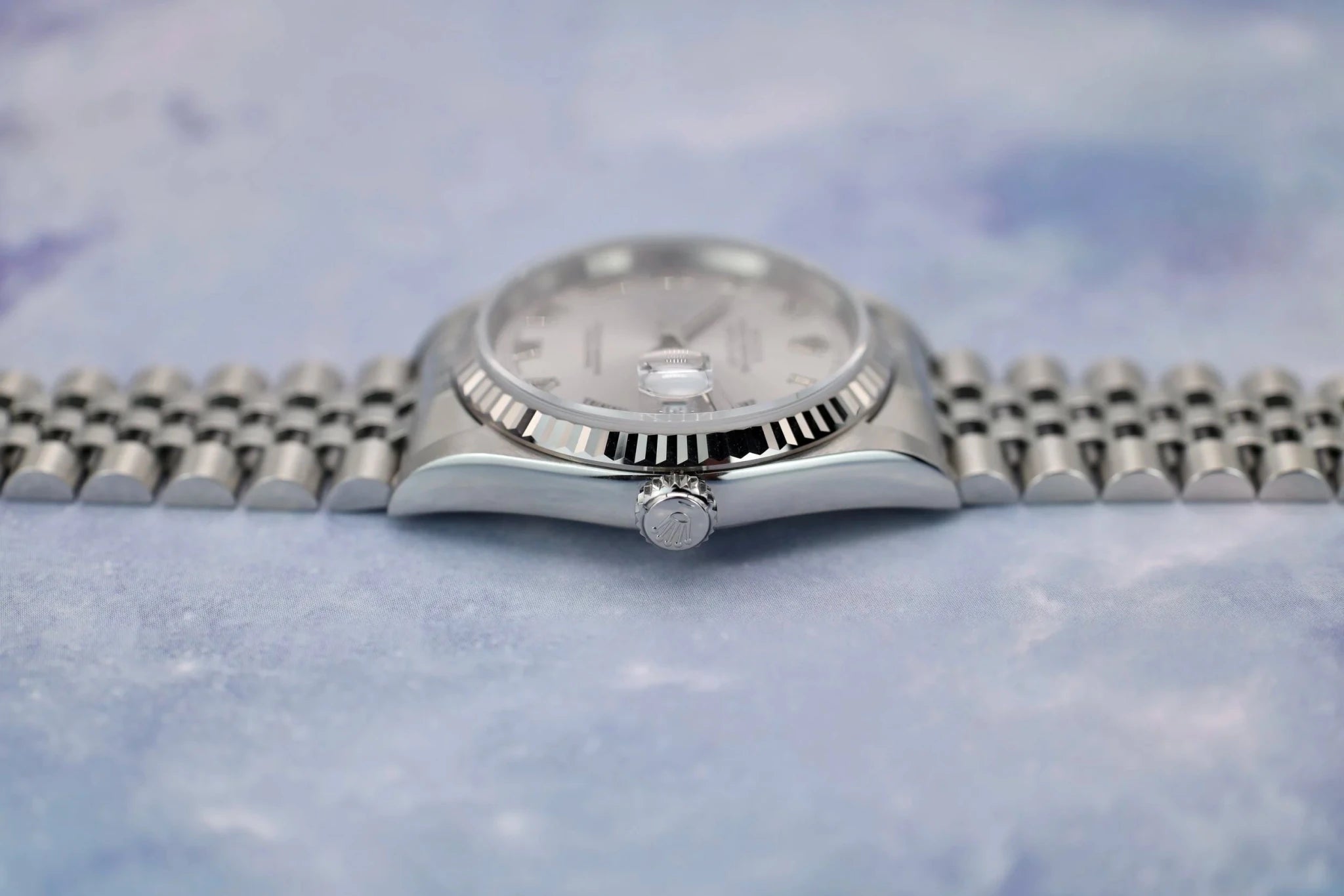 2000 Rolex Datejust Ref. 16234 | Silver Roman Dial - Sierra Time Co