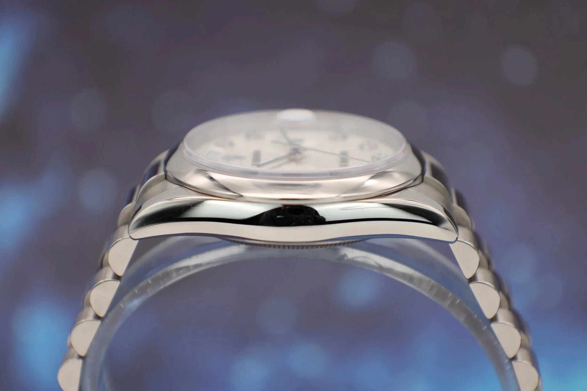 2000 Rolex Day-Date Ref. 118209 18K WG | Diamond Jubilee Dial - Sierra Time Co