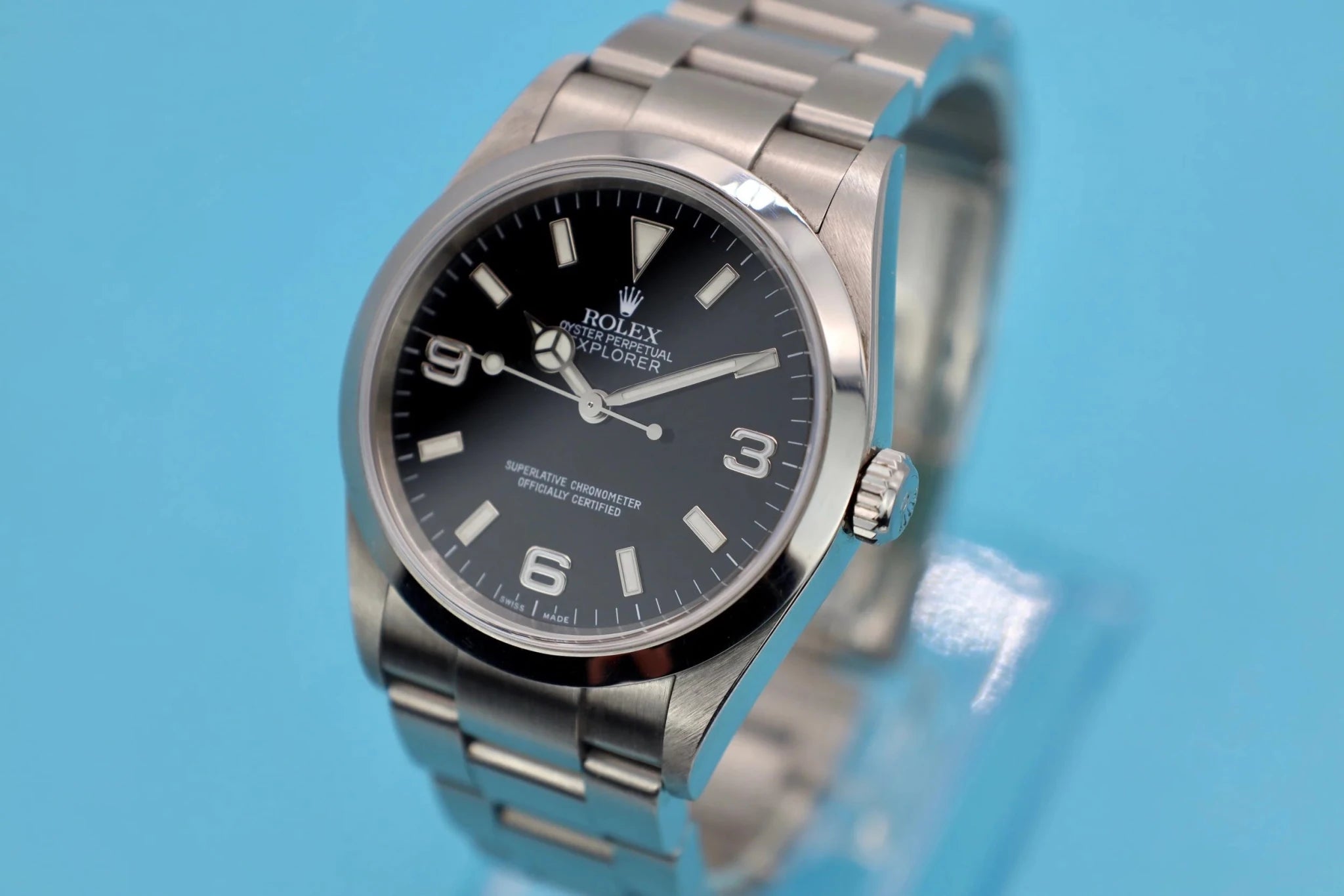 2000 Rolex Explorer I Ref. 114270 | Unpolished | Box and Booklets - Sierra Time Co