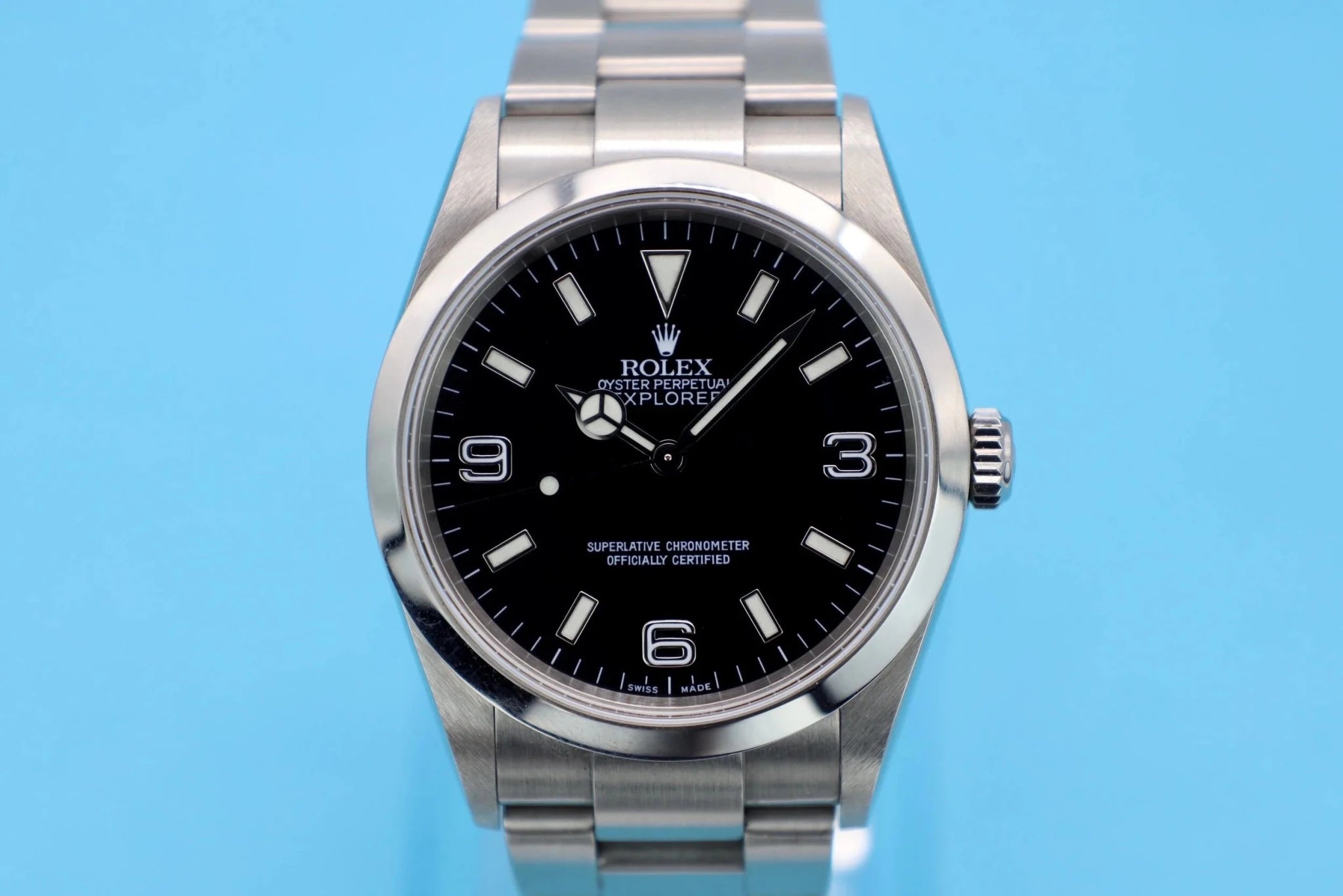 2000 Rolex Explorer I Ref. 114270 | Unpolished | Box and Booklets - Sierra Time Co