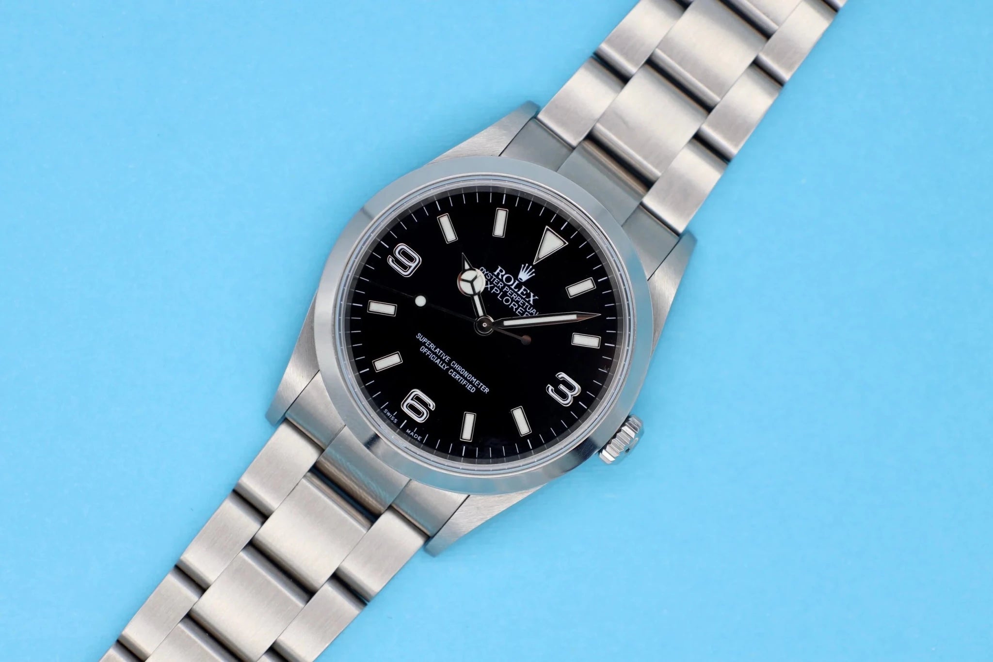 2000 Rolex Explorer I Ref. 114270 | Unpolished | Box and Booklets - Sierra Time Co