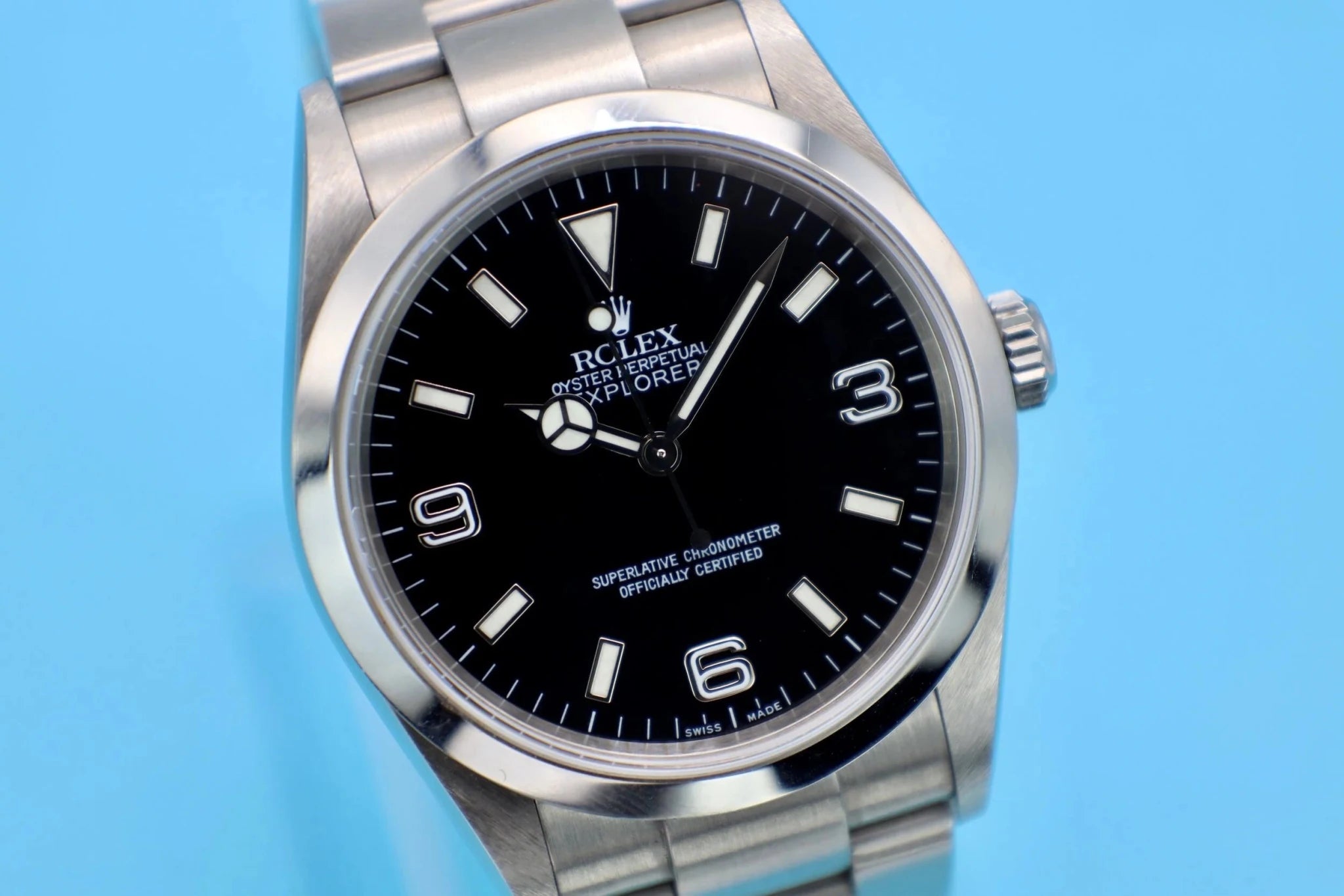 2000 Rolex Explorer I Ref. 114270 | Unpolished | Box and Booklets - Sierra Time Co