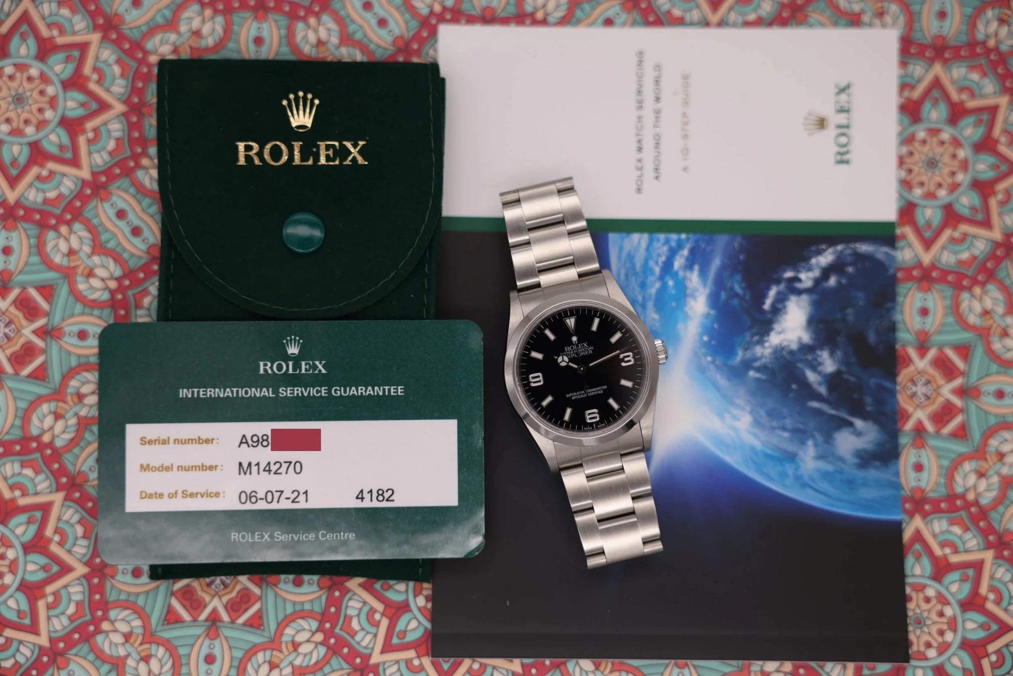 2000 Rolex Explorer I Ref. 14270 | 2021 RSC Card - Sierra Time Co