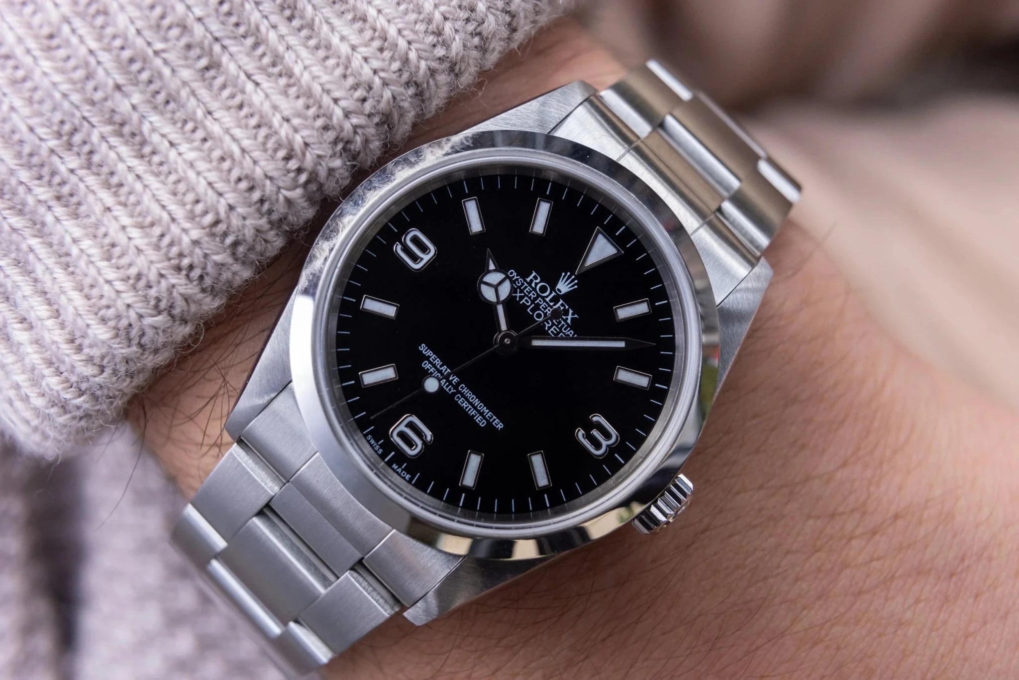2000 Rolex Explorer I Ref. 14270 | Box and Papers - Sierra Time Co