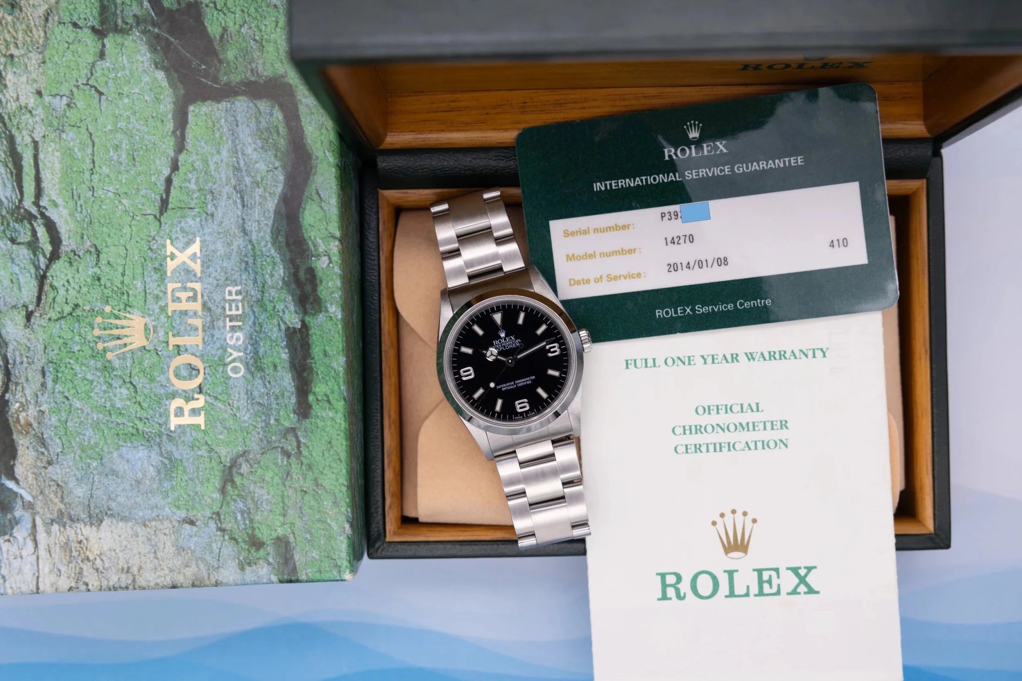 2000 Rolex Explorer I Ref. 14270 | Box and Papers - Sierra Time Co