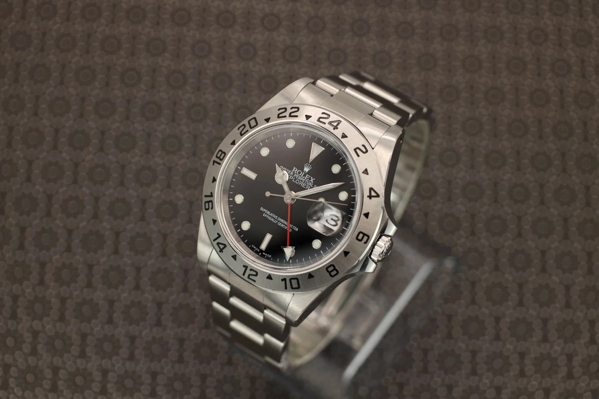 2000 Rolex Explorer II Ref. 16570 | Black Dial | Box and Papers - Sierra Time Co
