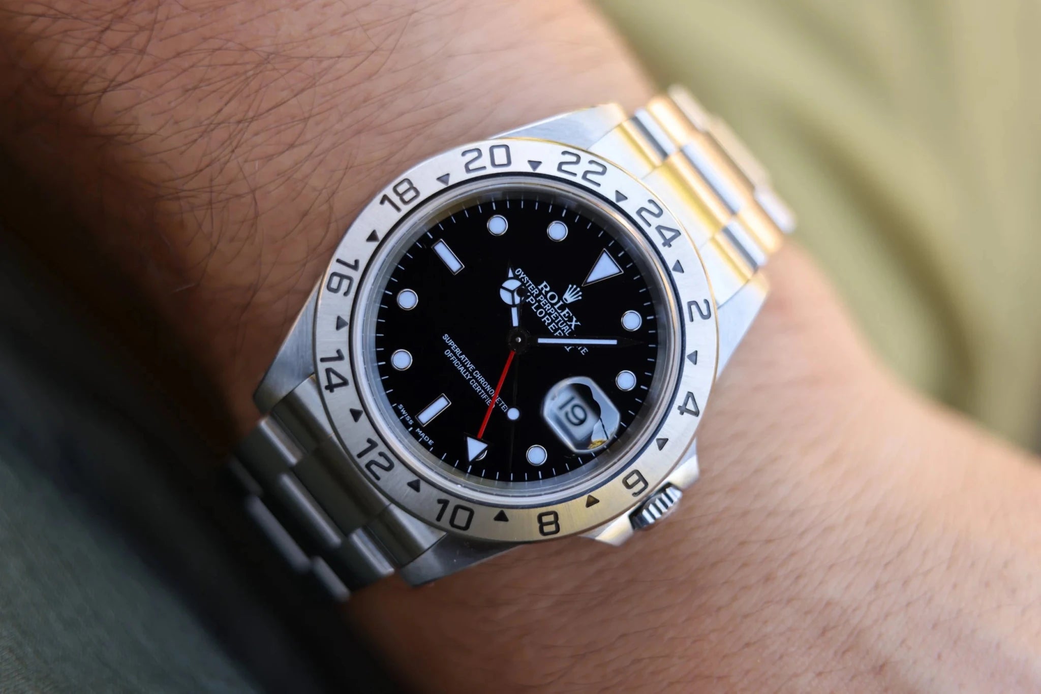 2000 Rolex Explorer II Ref. 16570 | Box and Papers - Sierra Time Co