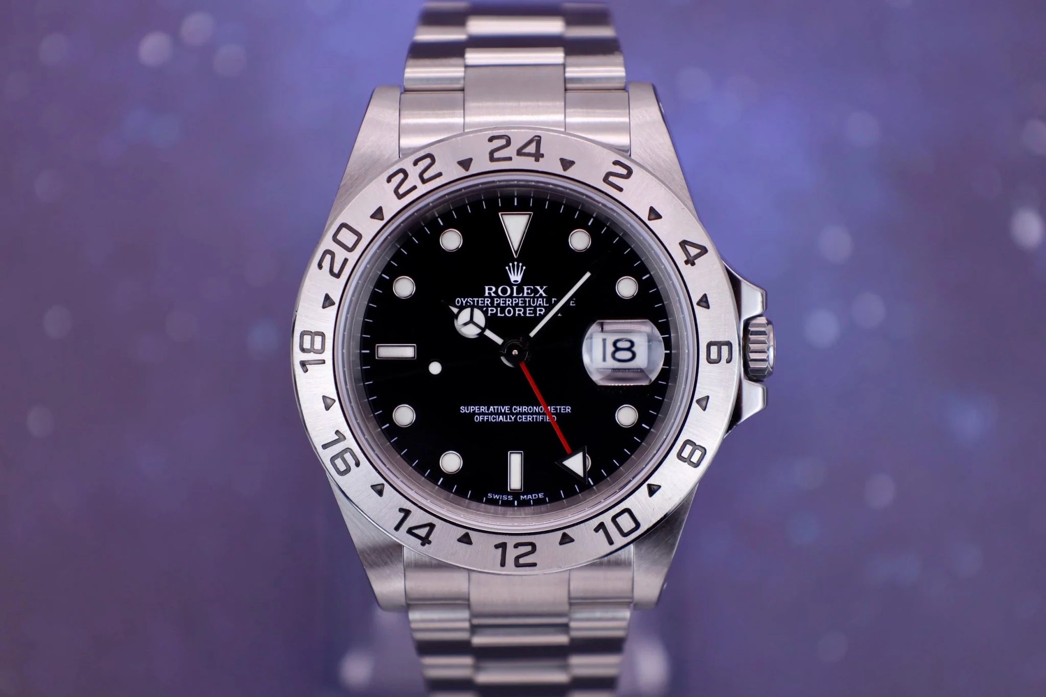 2000 Rolex Explorer II Ref. 16570 | Full Set | Serviced - Sierra Time Co