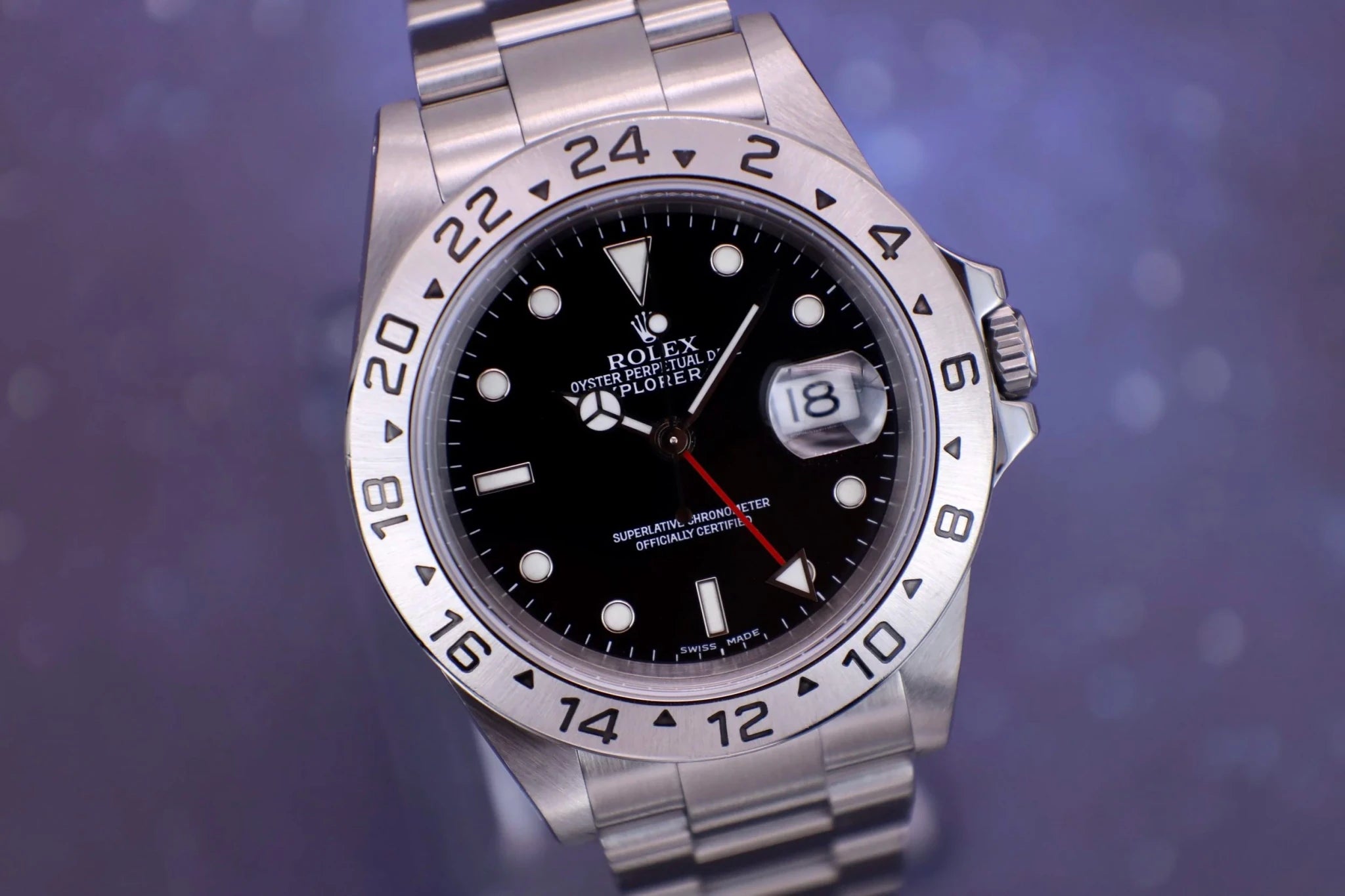2000 Rolex Explorer II Ref. 16570 | Full Set | Serviced - Sierra Time Co