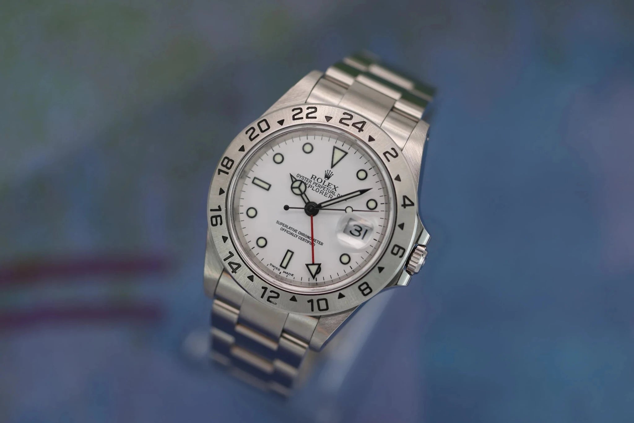 2000 Rolex Explorer II Ref. 16570 Polar - Sierra Time Co