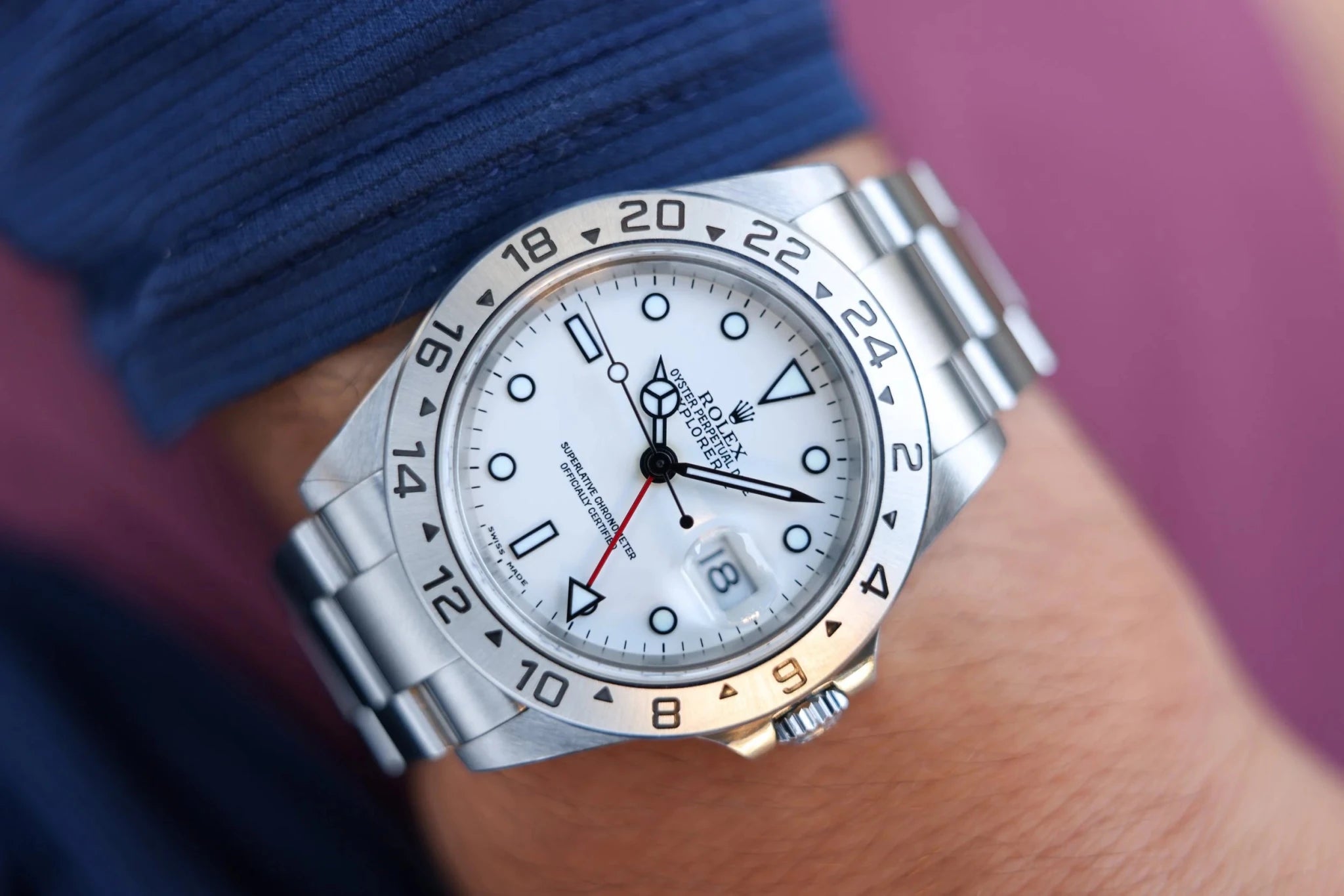 2000 Rolex Explorer II Ref. 16570 Polar | Minty Condition - Sierra Time Co