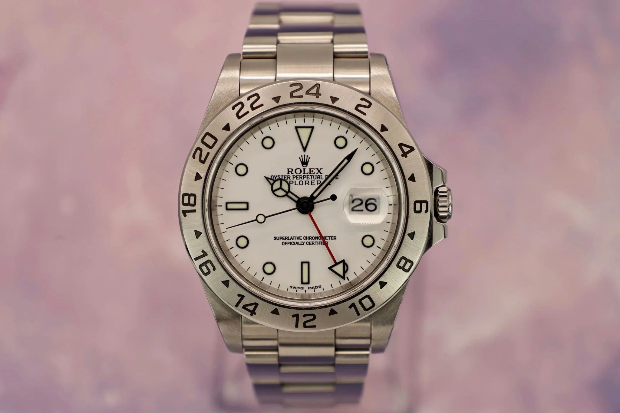 2000 Rolex Explorer II Ref. 16570 Polar | Papers - Sierra Time Co