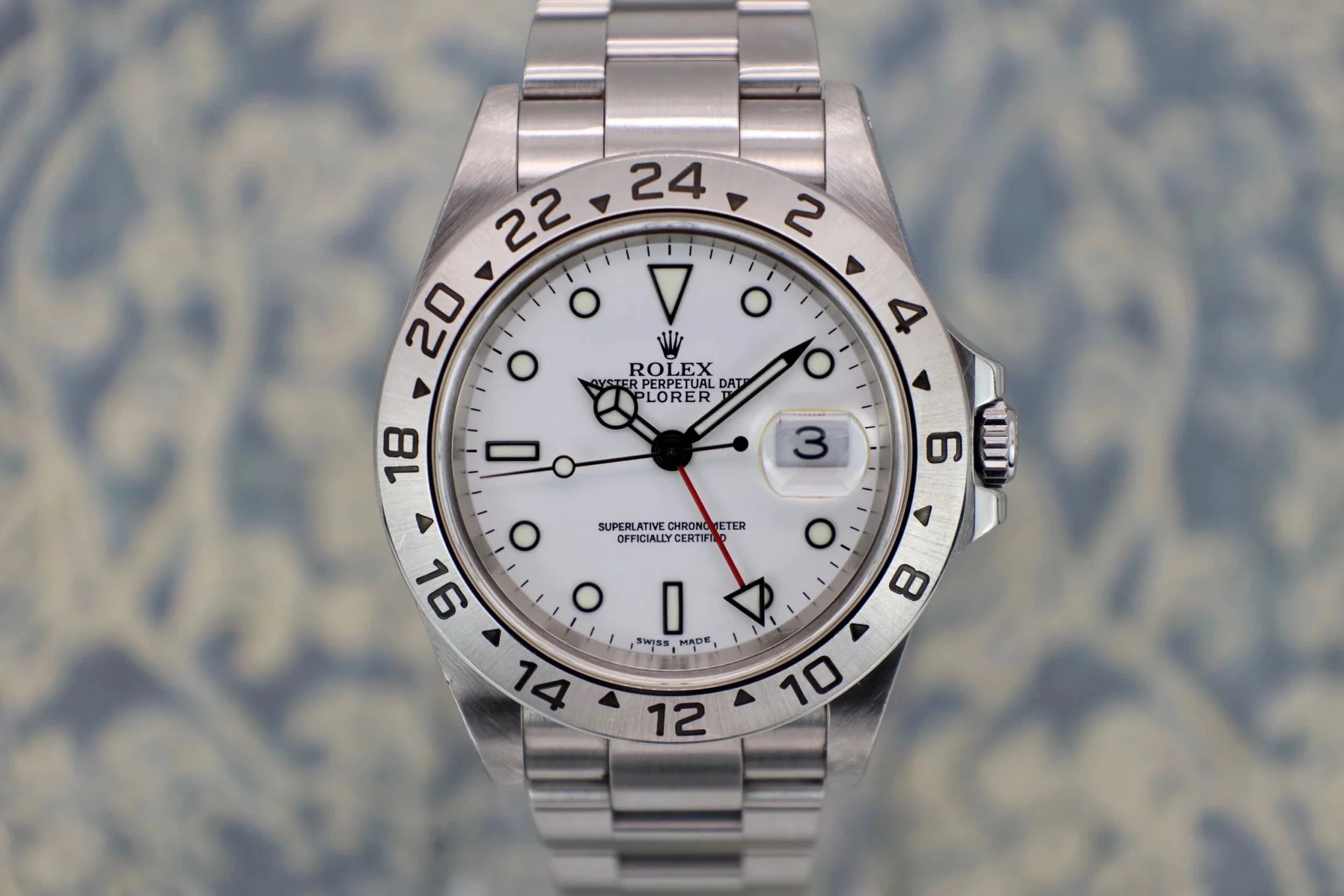 2000 Rolex Explorer II Ref. 16570 Polar | Unpolished - Sierra Time Co