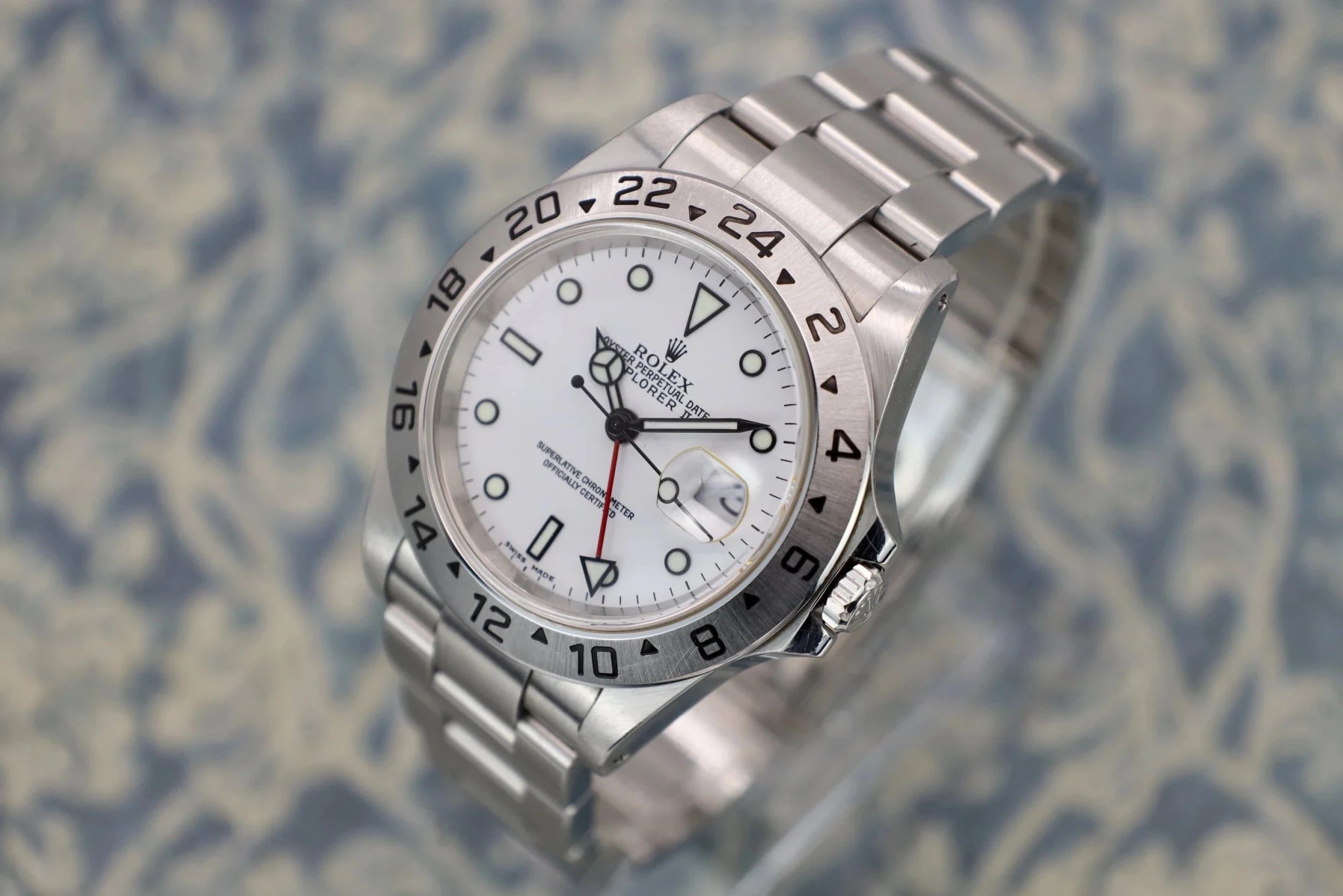 2000 Rolex Explorer II Ref. 16570 Polar | Unpolished - Sierra Time Co