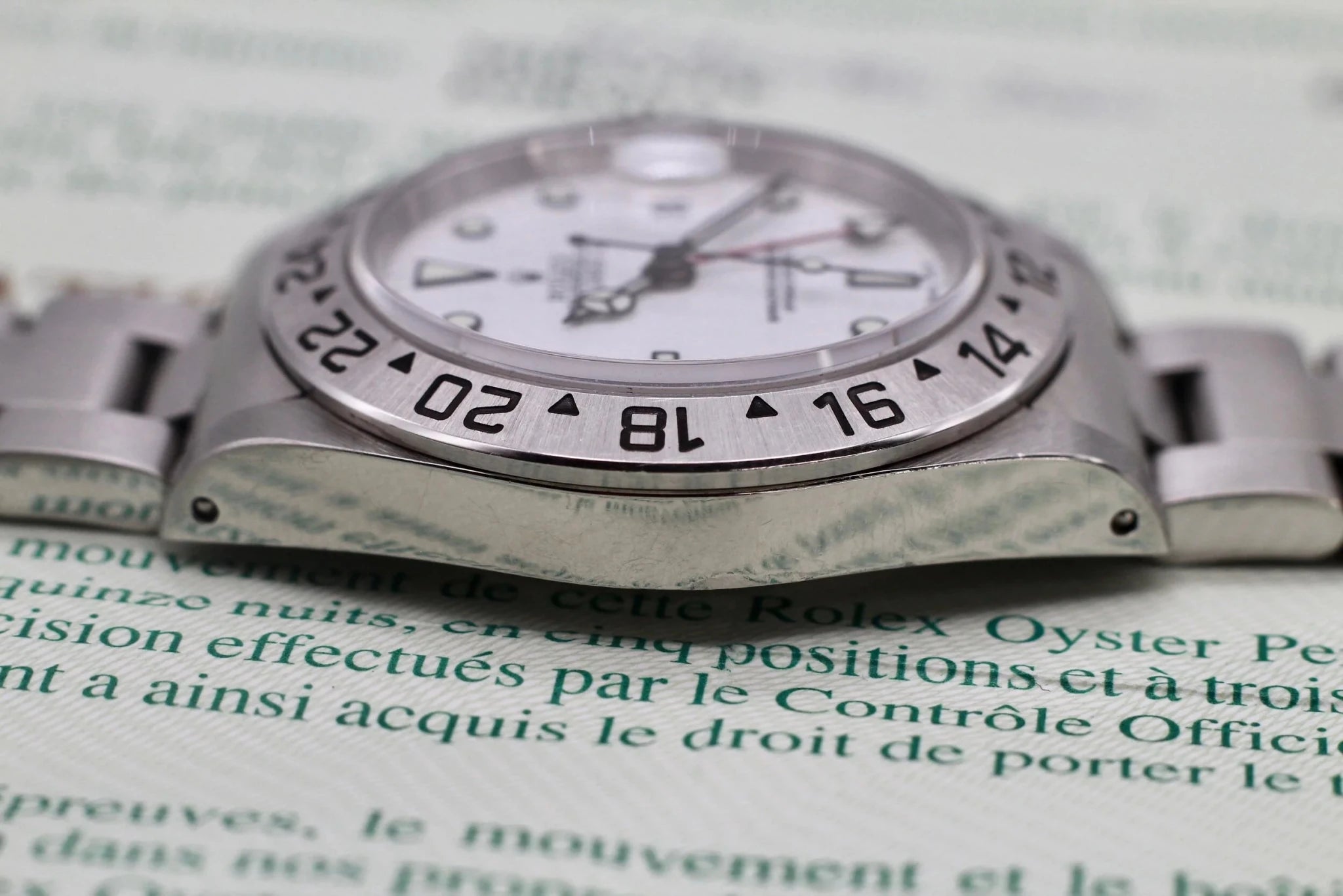 2000 Rolex Explorer ll Ref. 16570 | Papers - Sierra Time Co