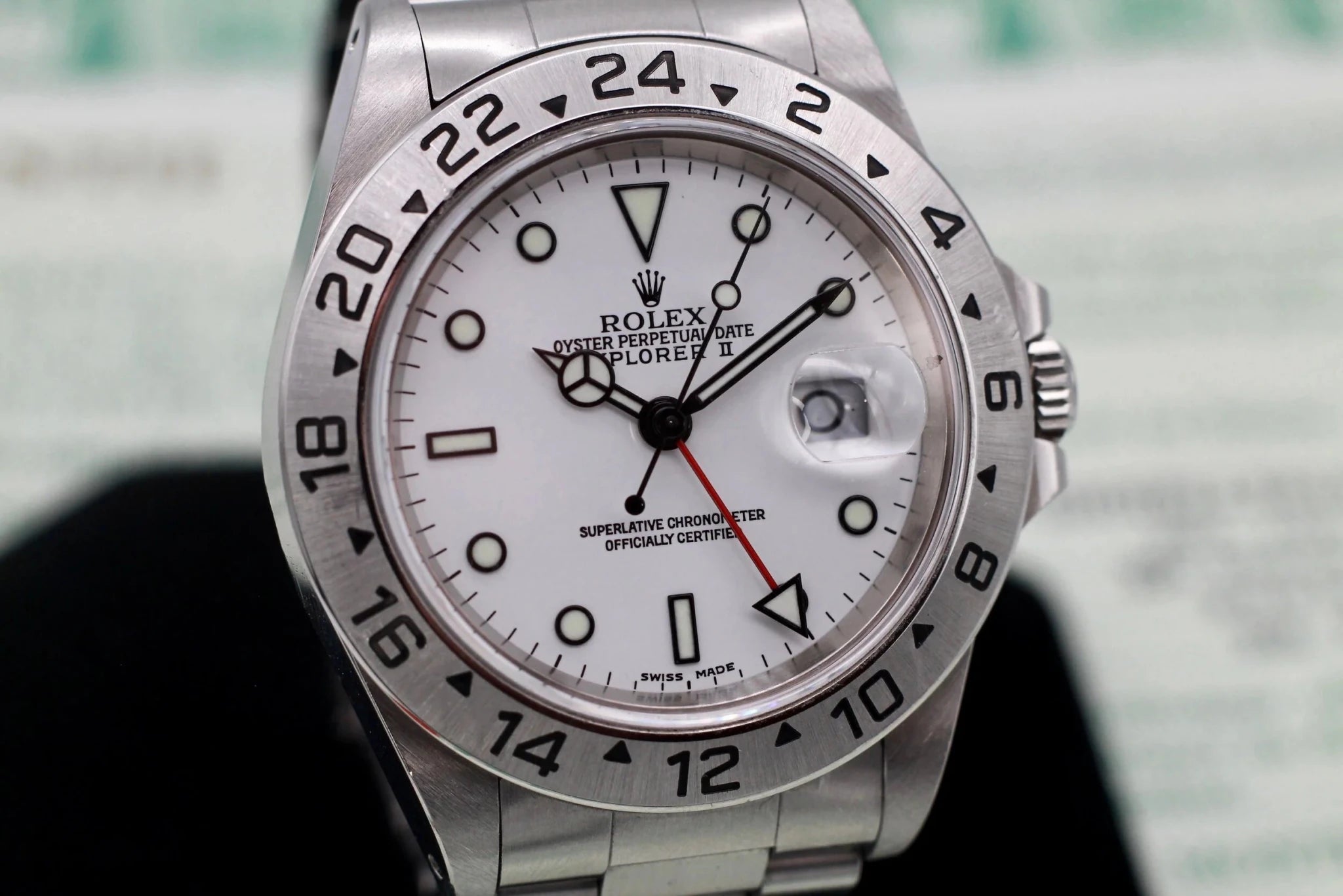 2000 Rolex Explorer ll Ref. 16570 | Papers - Sierra Time Co