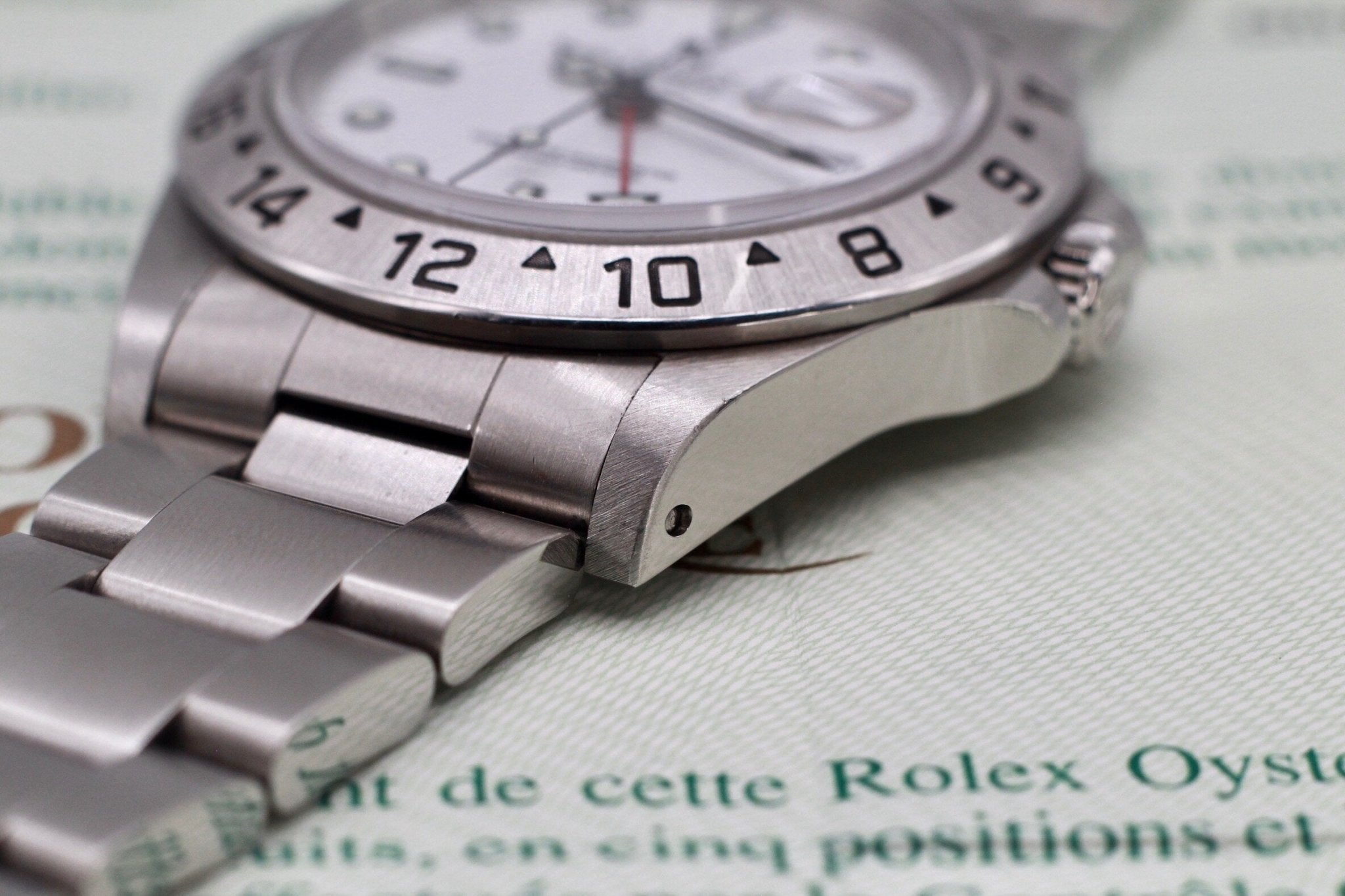 2000 Rolex Explorer ll Ref. 16570 | Papers - Sierra Time Co