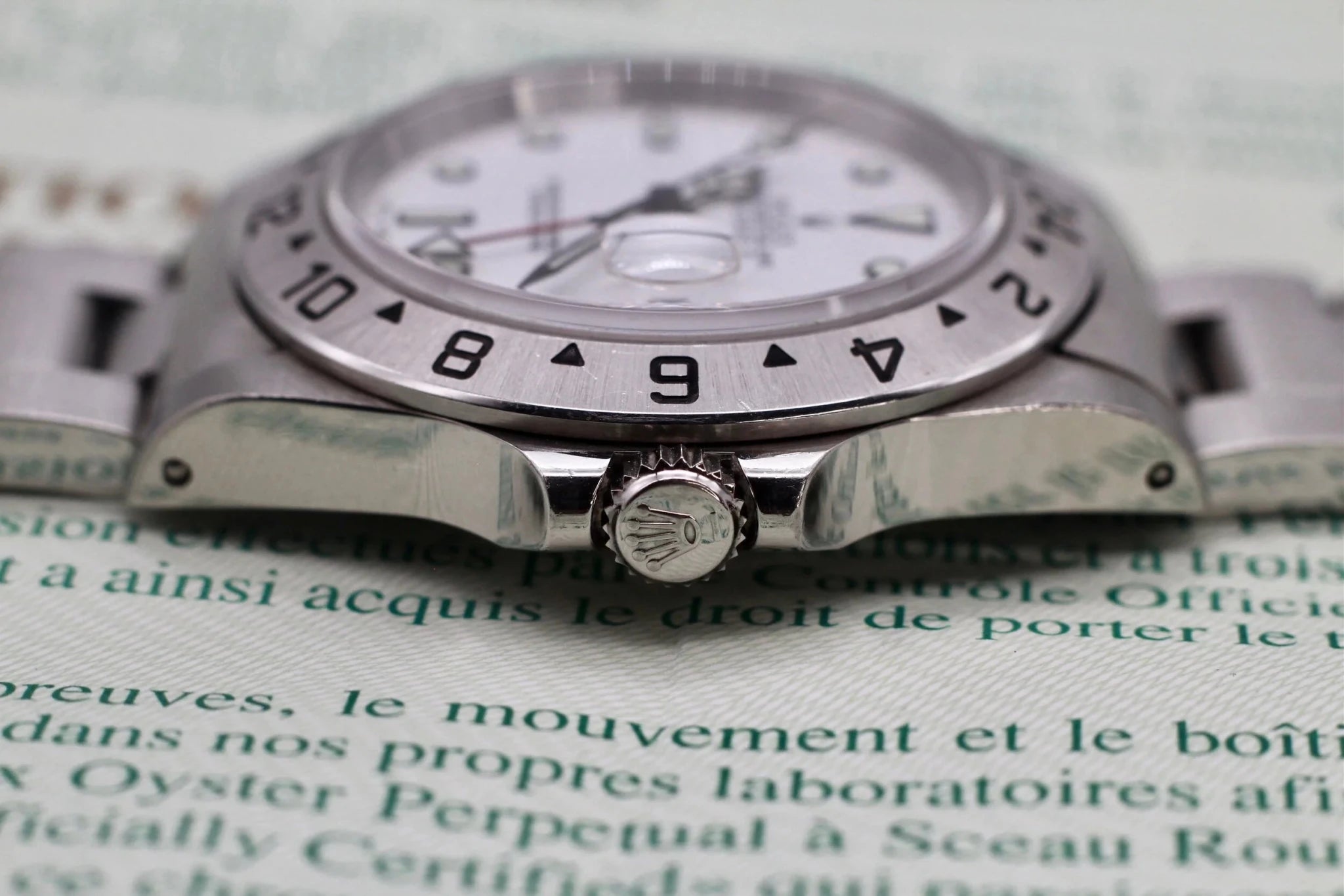 2000 Rolex Explorer ll Ref. 16570 | Papers - Sierra Time Co