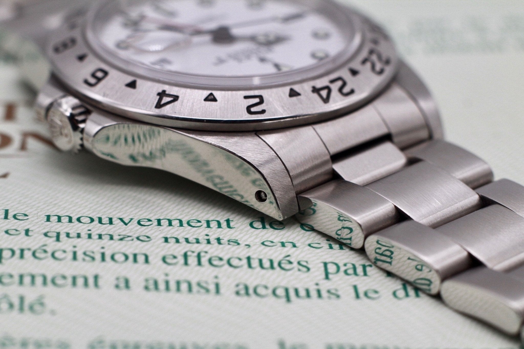 2000 Rolex Explorer ll Ref. 16570 | Papers - Sierra Time Co