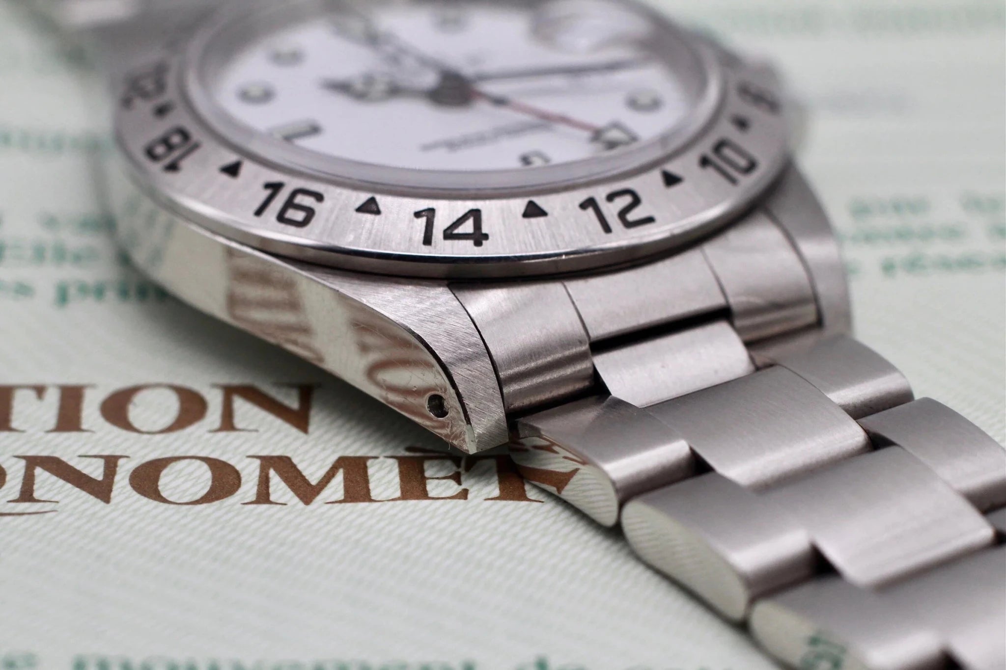 2000 Rolex Explorer ll Ref. 16570 | Papers - Sierra Time Co