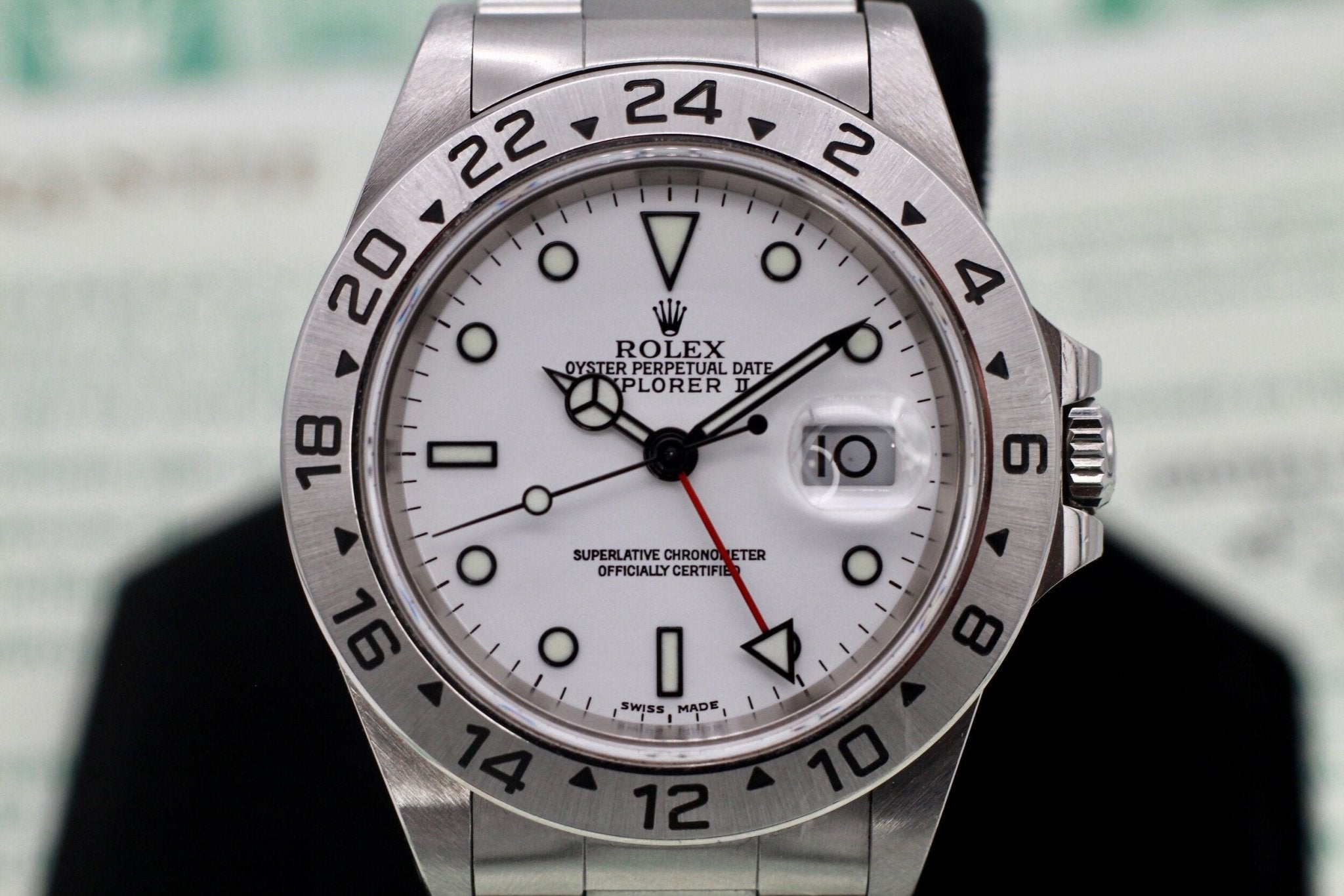 2000 Rolex Explorer ll Ref. 16570 | Papers - Sierra Time Co