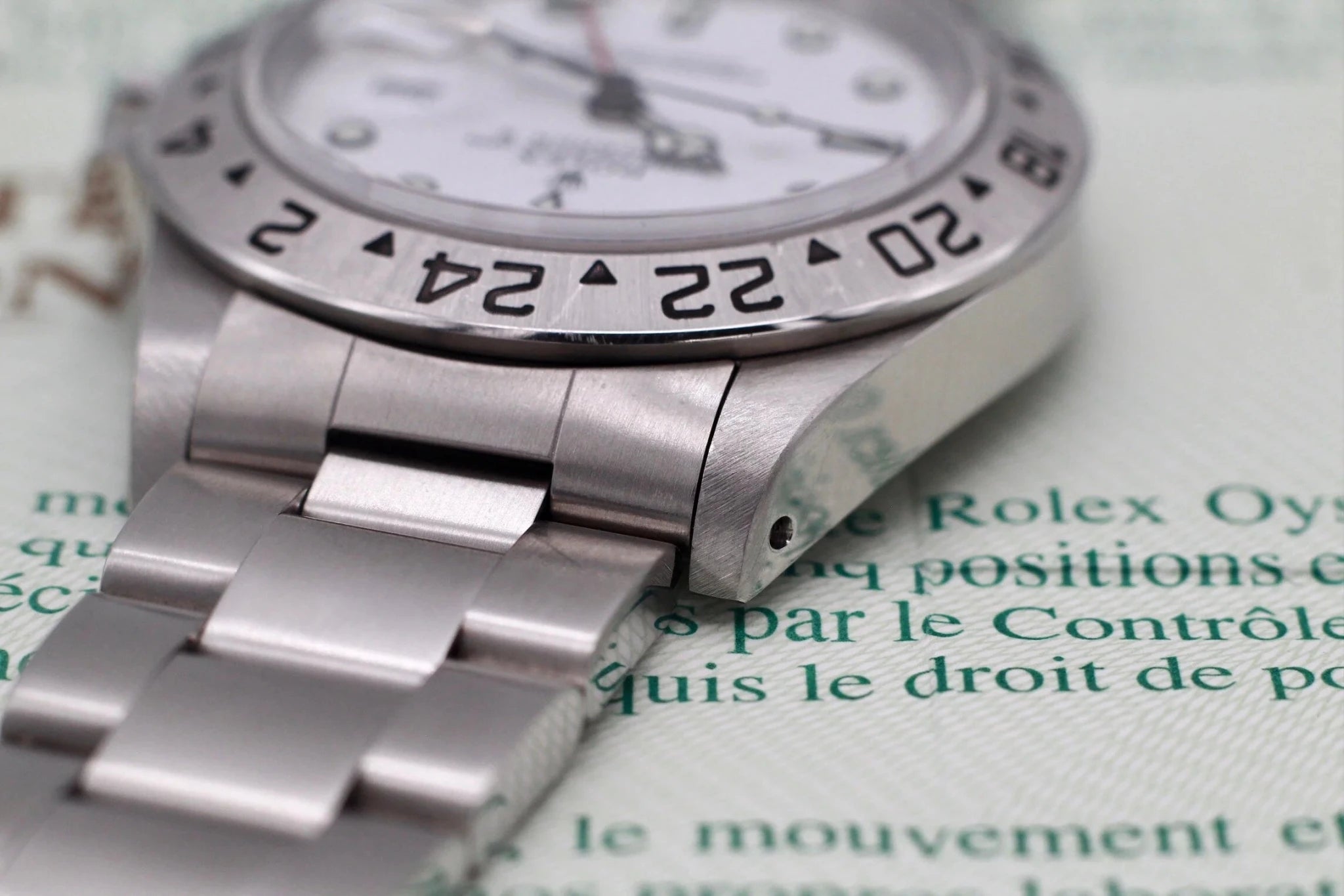 2000 Rolex Explorer ll Ref. 16570 | Papers - Sierra Time Co