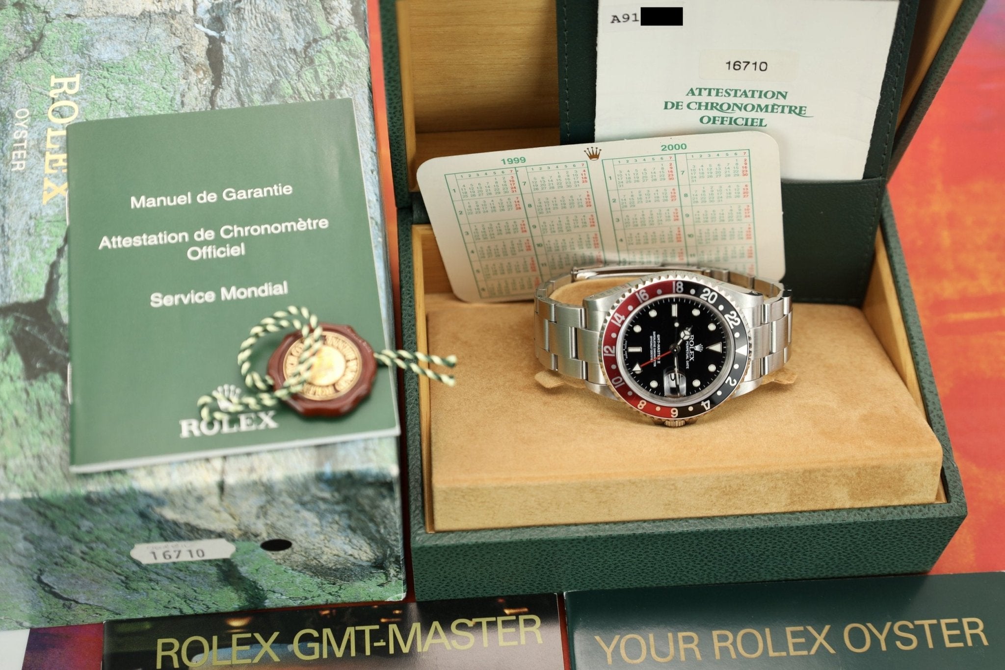 2000 Rolex GMT Master II Ref. 16710 Coke | Box and Papers | Serviced - Sierra Time Co