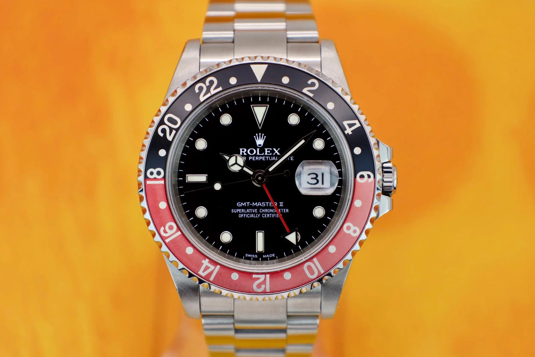 2000 Rolex GMT Master II Ref. 16710 Coke | Full Set - Sierra Time Co