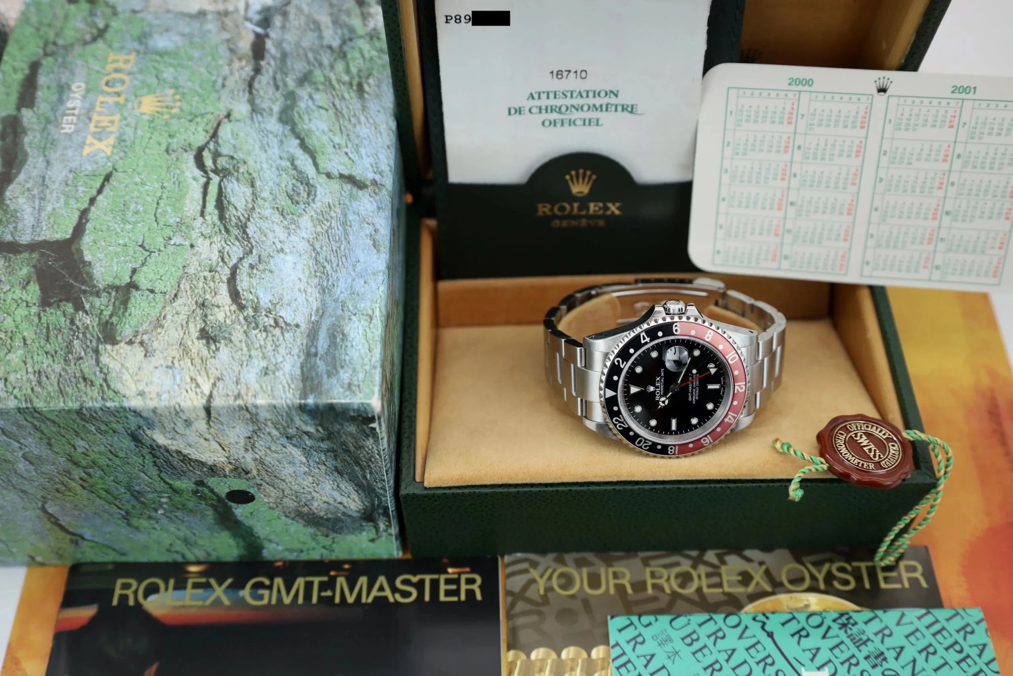 2000 Rolex GMT Master II Ref. 16710 Coke | Full Set - Sierra Time Co